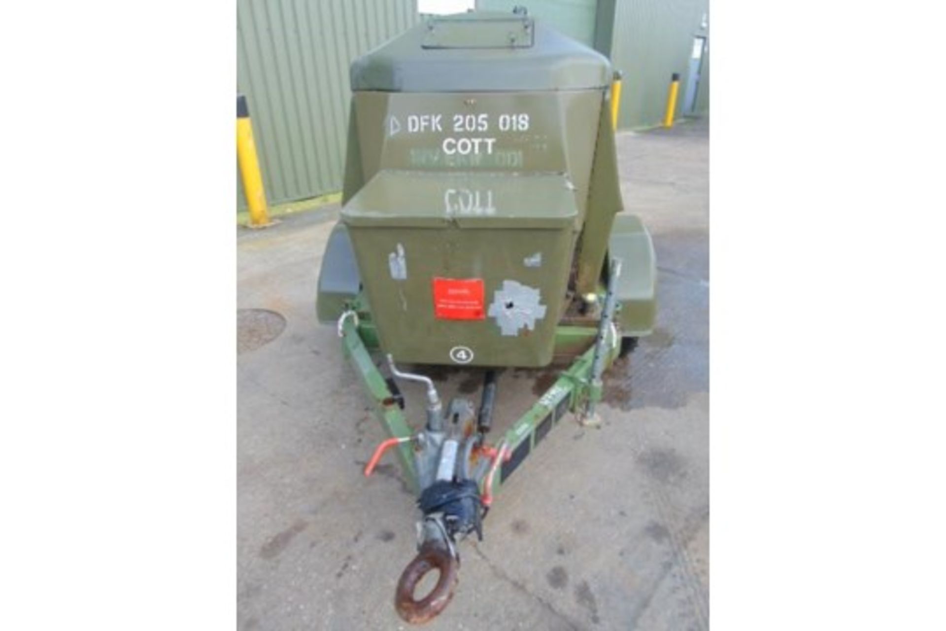 Ex Uk Royal Air Force Trailer Mounted 25 KVA Generator - Image 3 of 10