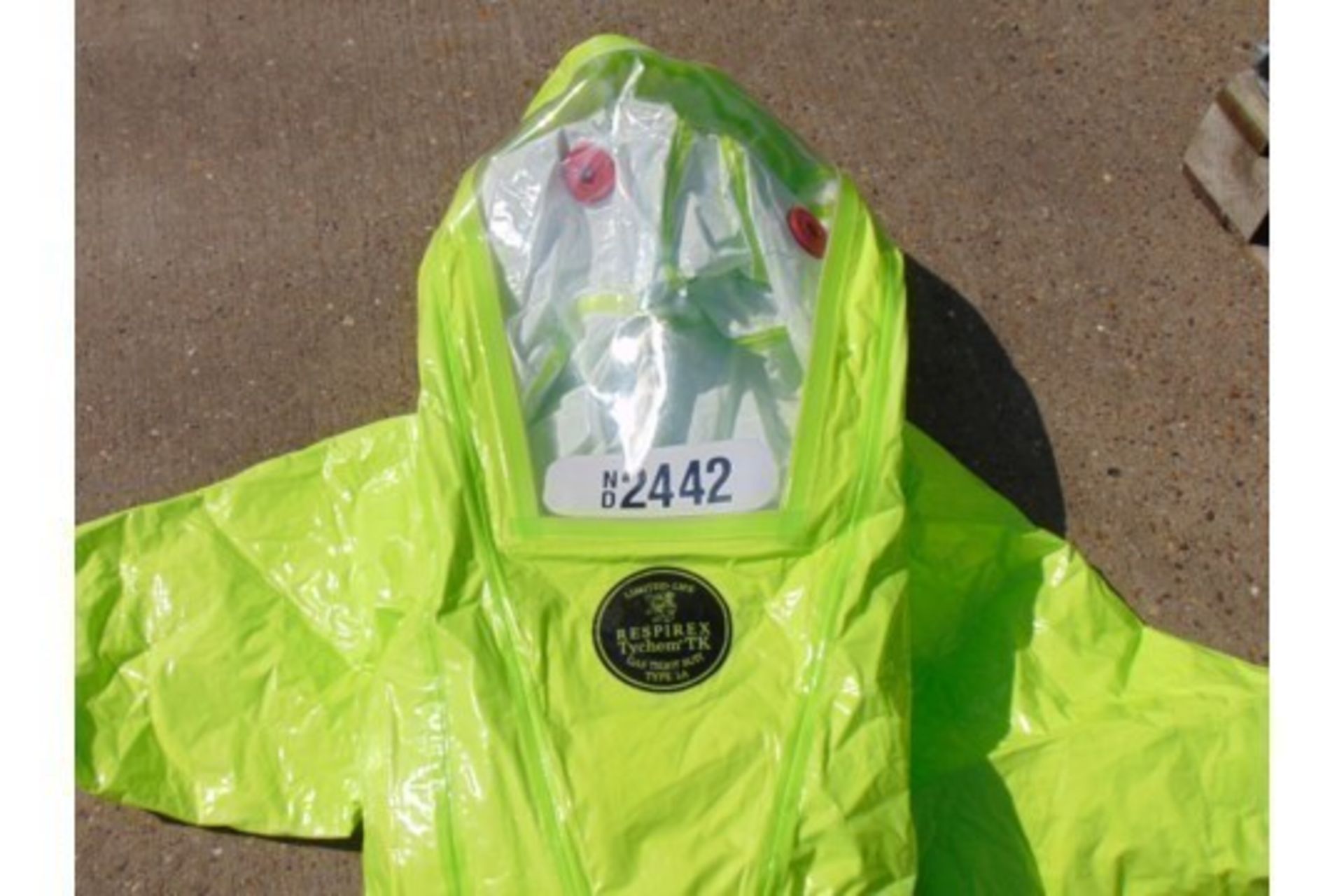 Q10 x Unissued Respirex Tychem TK Gas-Tight Hazmat Suit. Size X Large. - Image 6 of 10