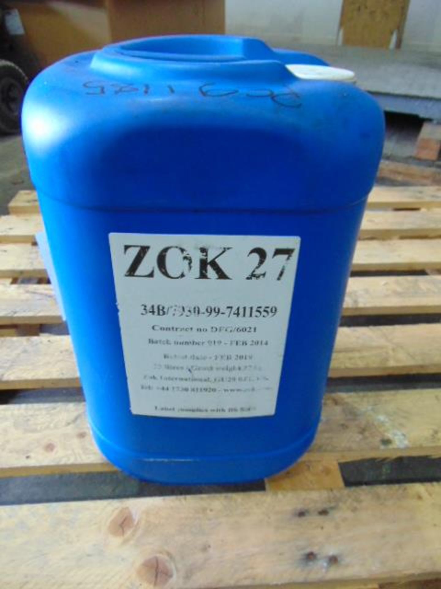 Qty 1 x 25 L Zok-27 direct from reserve stores