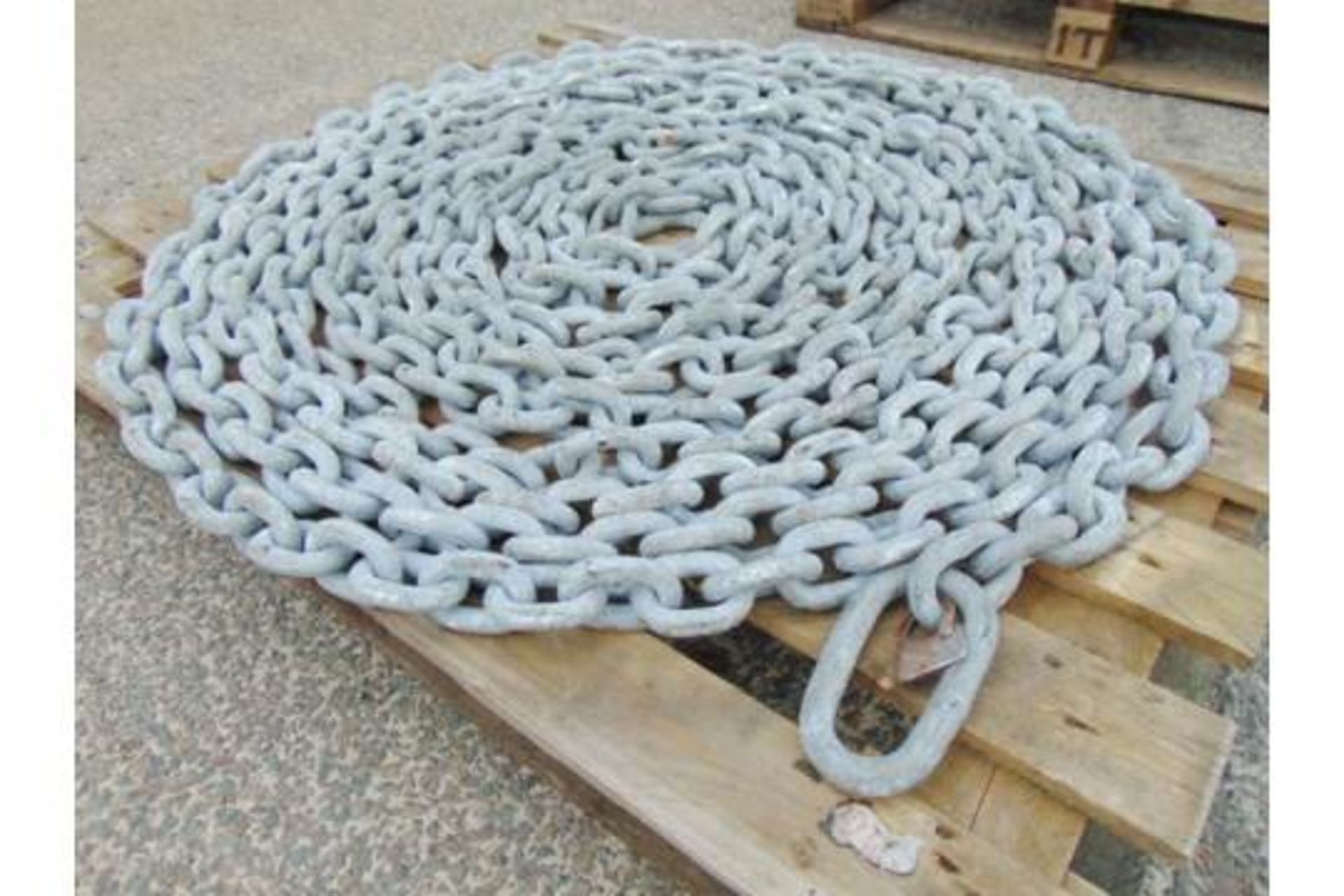 20m Galvanised Mooring Chain Assy - Image 2 of 7