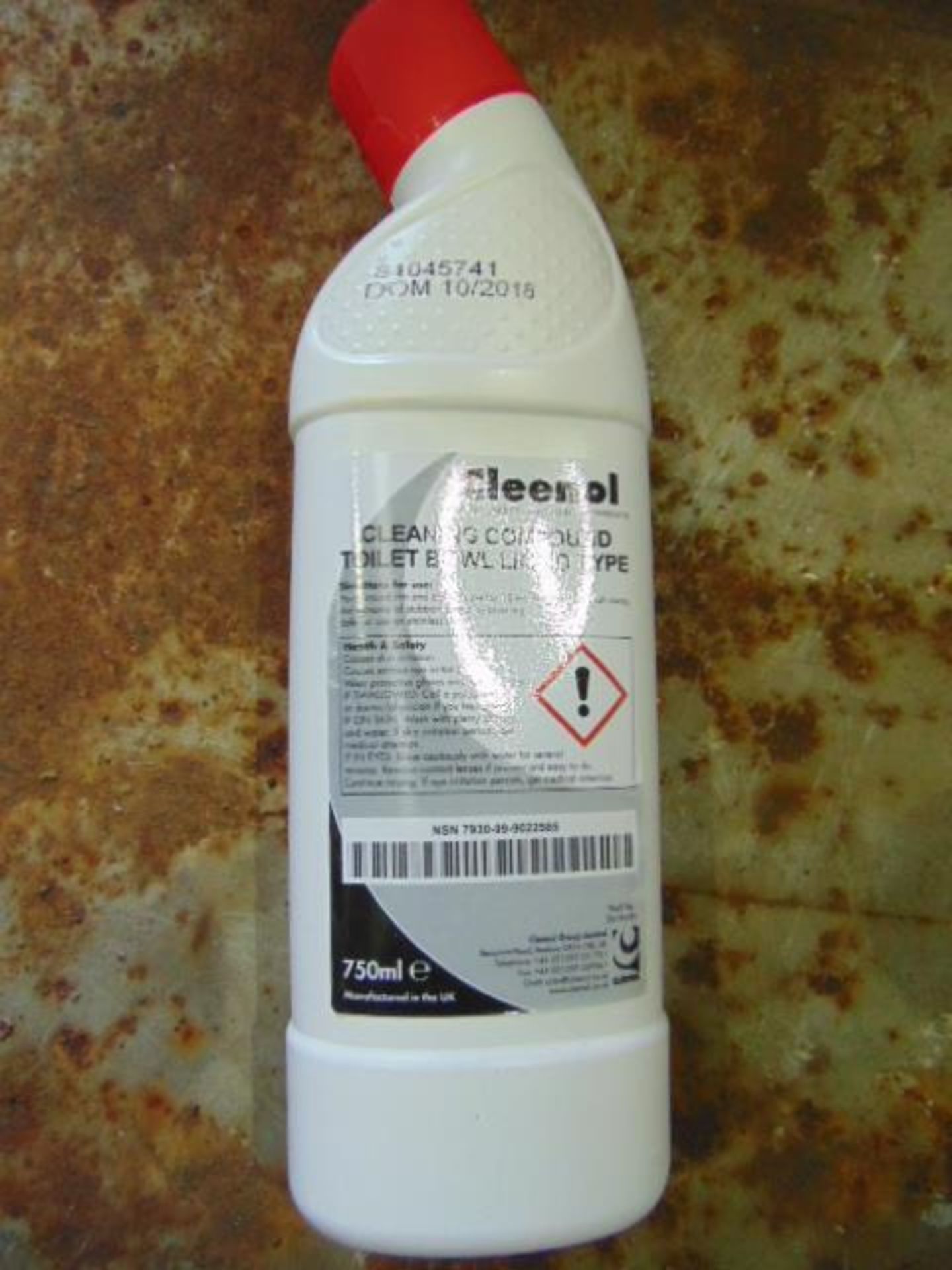 Qty 48 x 750ml Cleenol Toilet Cleaning Compound Liquid direct from reserve stores - Image 2 of 3