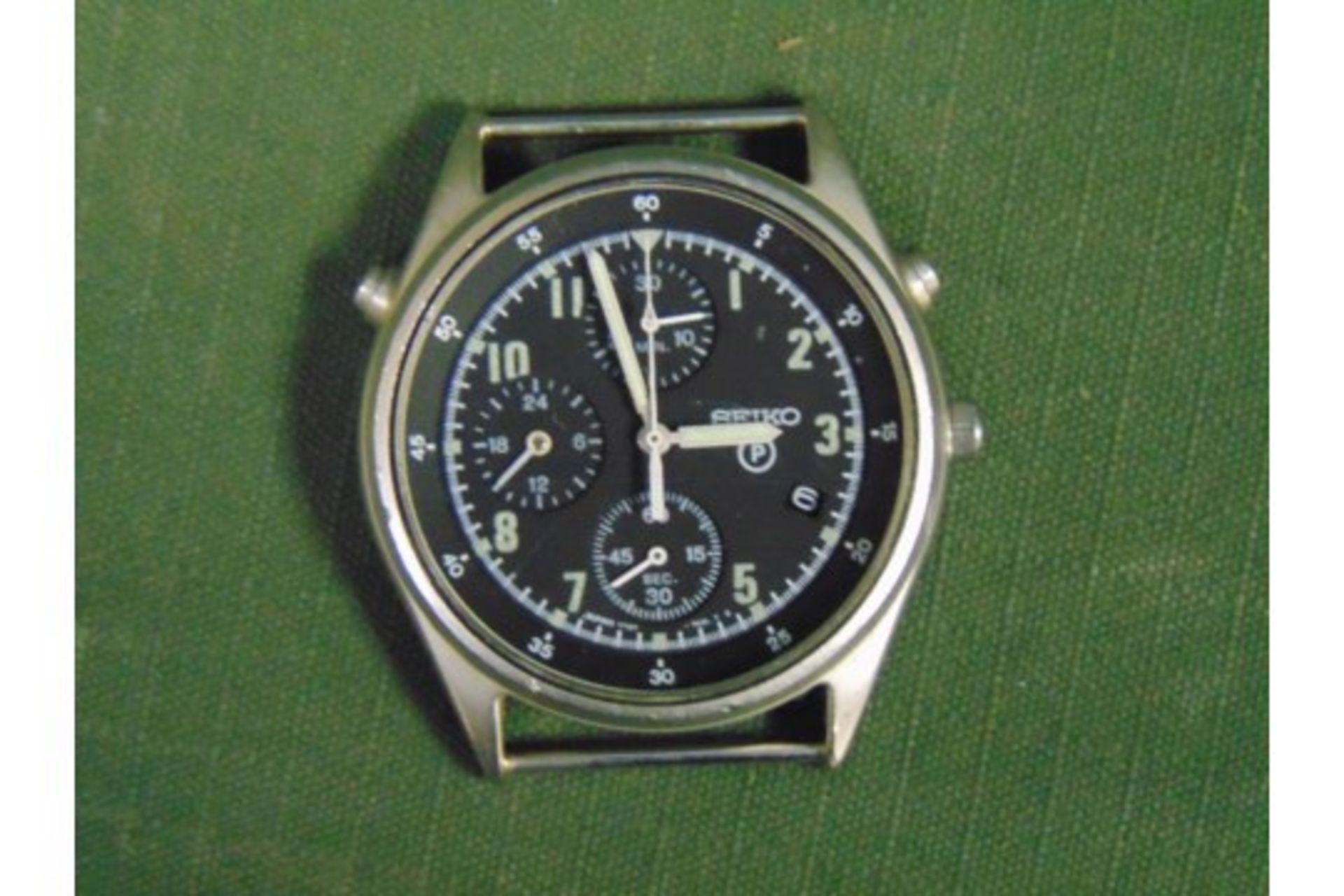 1 x Seiko Pilots Chronograph Generation 2, the part number is NSN6645-998149181. It is dated 1995 - Image 4 of 6