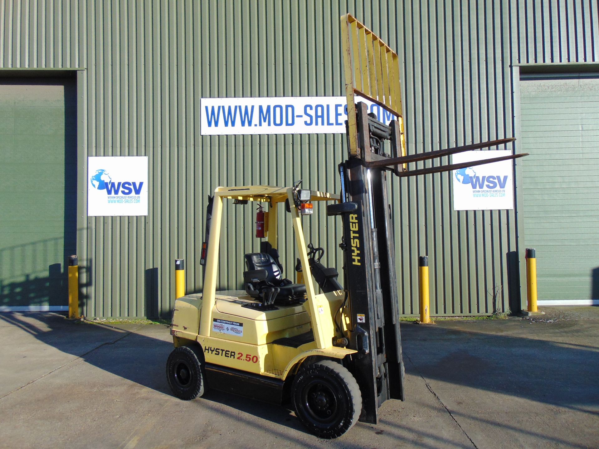 Hyster H2.50XM Counter Balance Diesel Forklift - Image 9 of 22