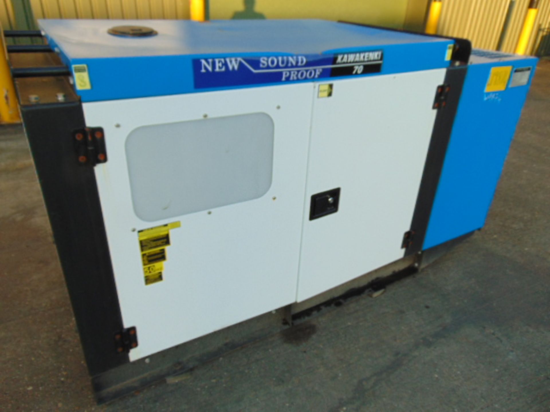 UNISSUED WITH TEST HOURS ONLY 70 KVA 3 Phase Silent Diesel Generator Set - Image 6 of 18