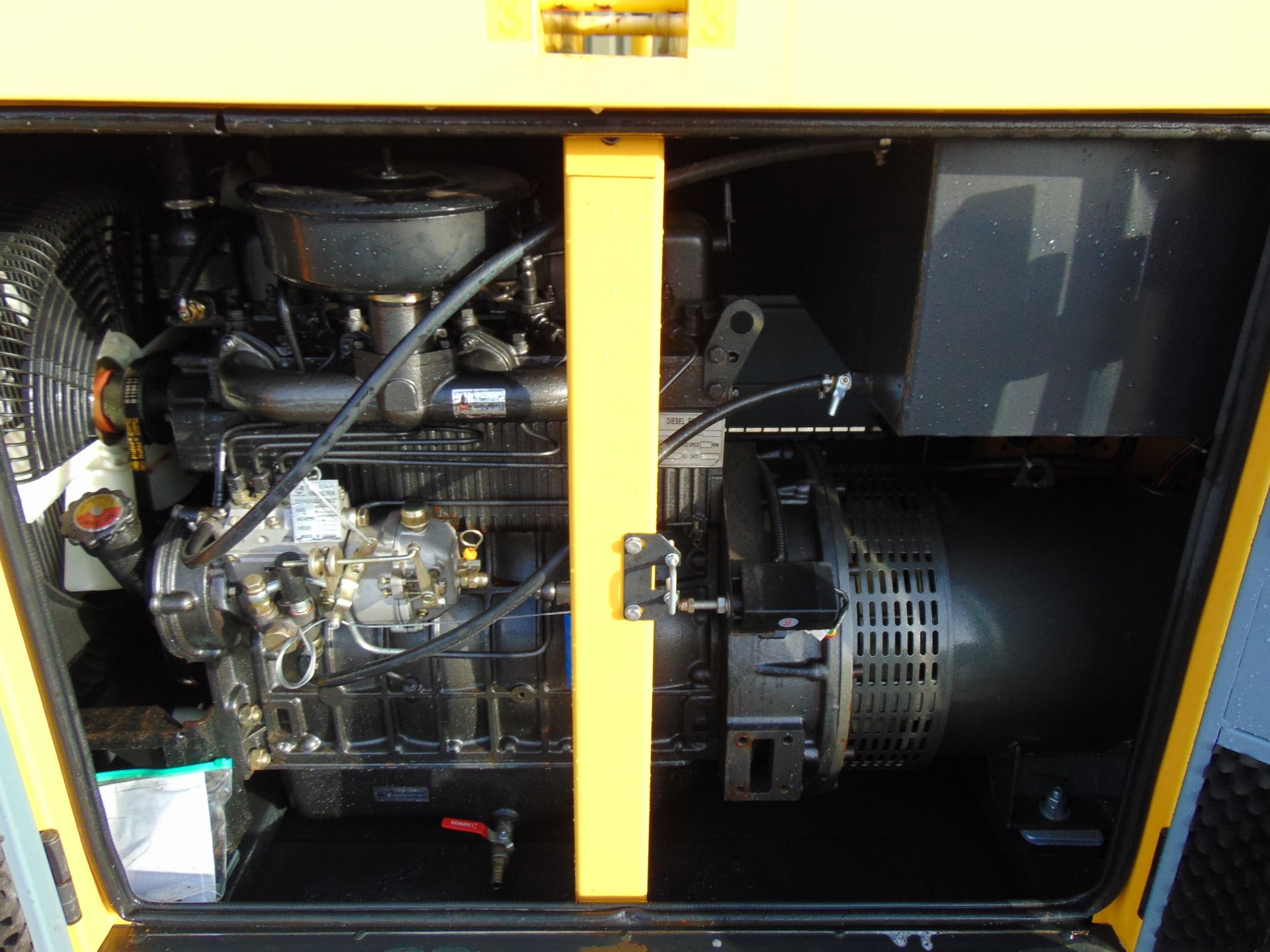 UNISSUED WITH TEST HOURS ONLY 25 KVA 3 Phase Silent Diesel Generator Set - Image 13 of 16