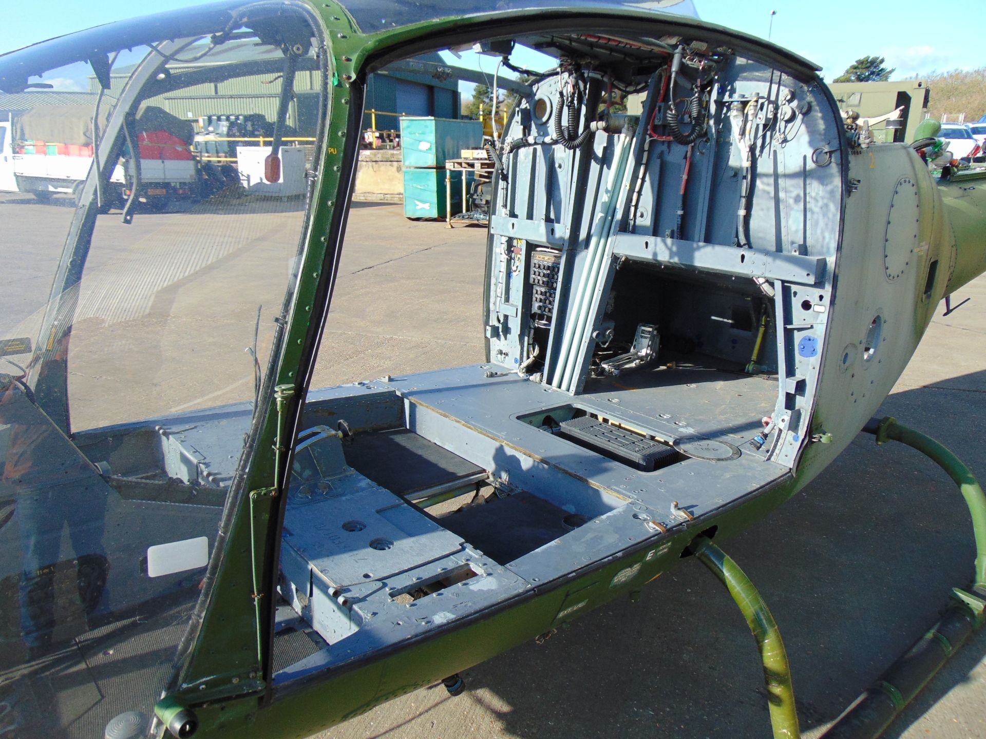 Gazelle AH 1 Turbine Helicopter Airframe (TAIL NUMBER XZ303) - Image 11 of 25