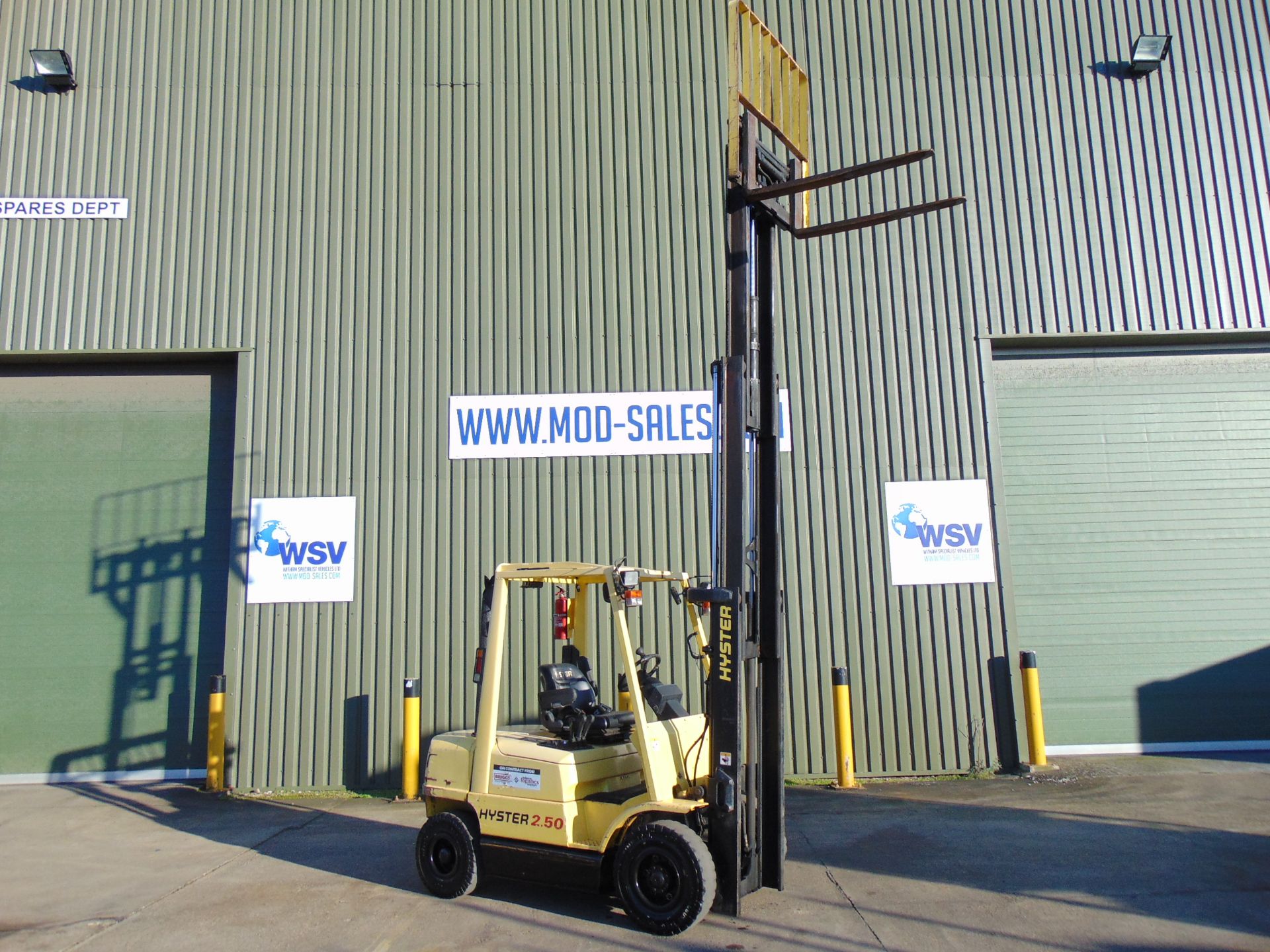 Hyster H2.50XM Counter Balance Diesel Forklift - Image 11 of 22