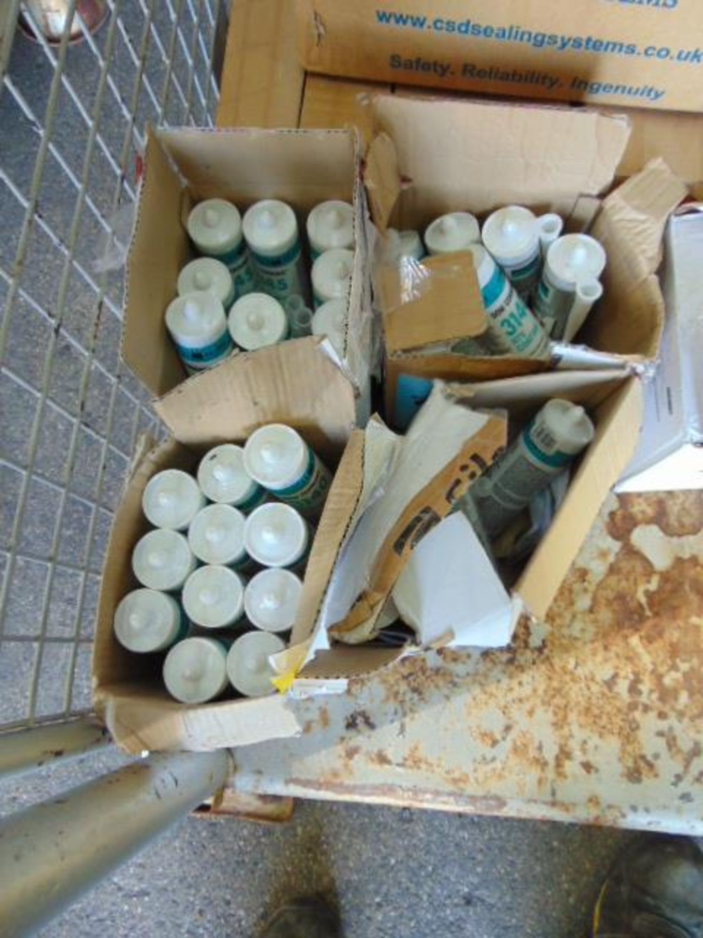 Stillage of Mixed Sealants/Lubricants direct from reserve stores - Image 2 of 17