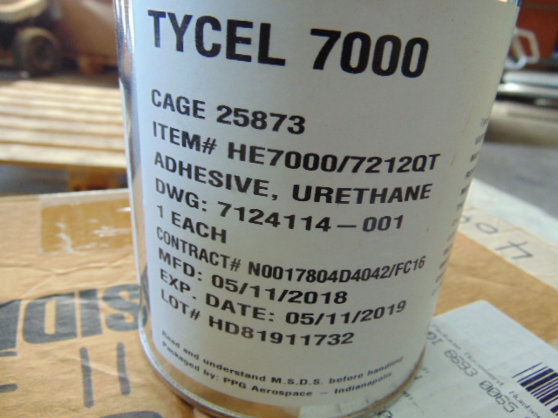 Qty 12 x 2-Part Henkel Tycel 7000 Urethane Adhesive Direct from Reserve Stores - Image 2 of 3