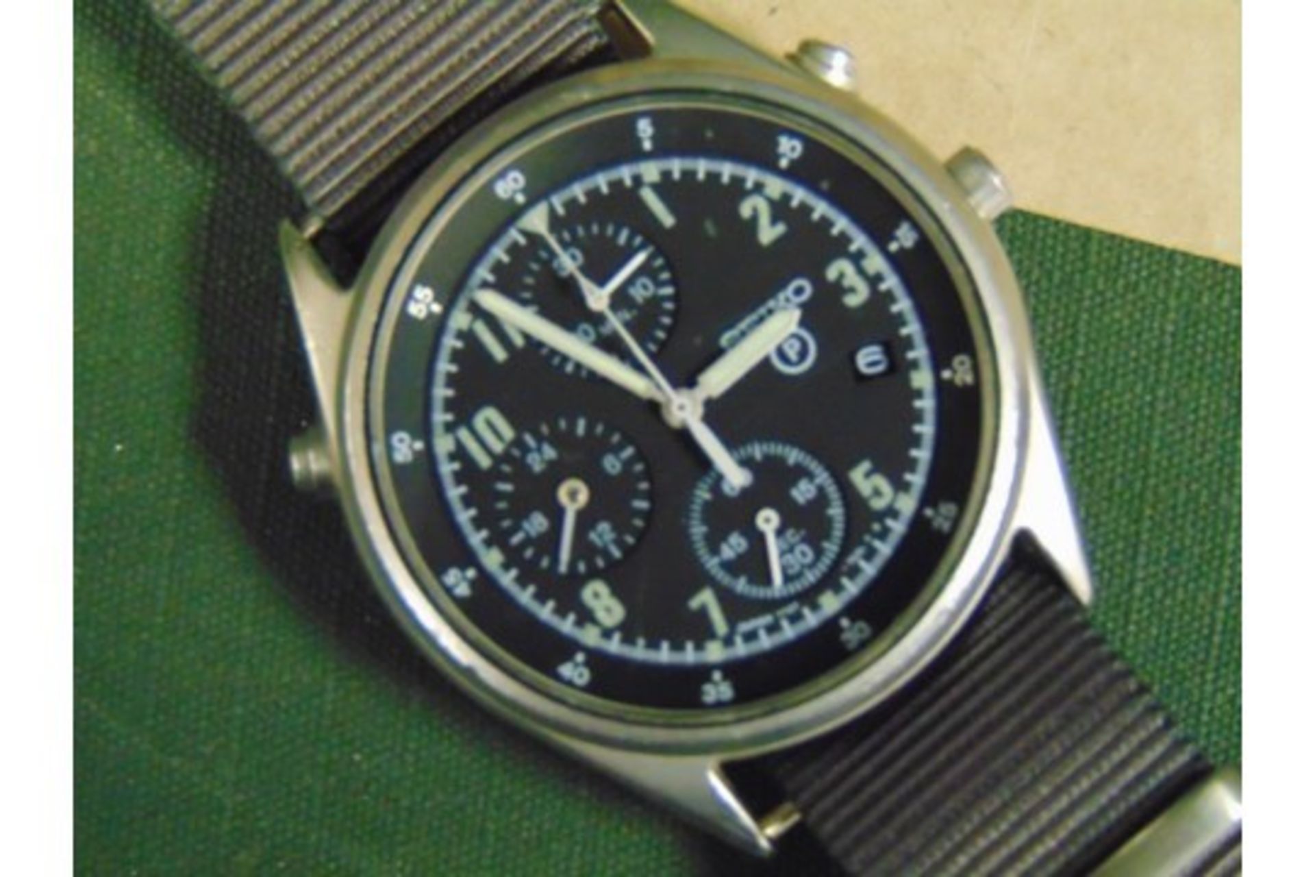 1 x Seiko Pilots Chronograph Generation 2, the part number is NSN6645-998149181. It is dated 1995 - Image 2 of 6