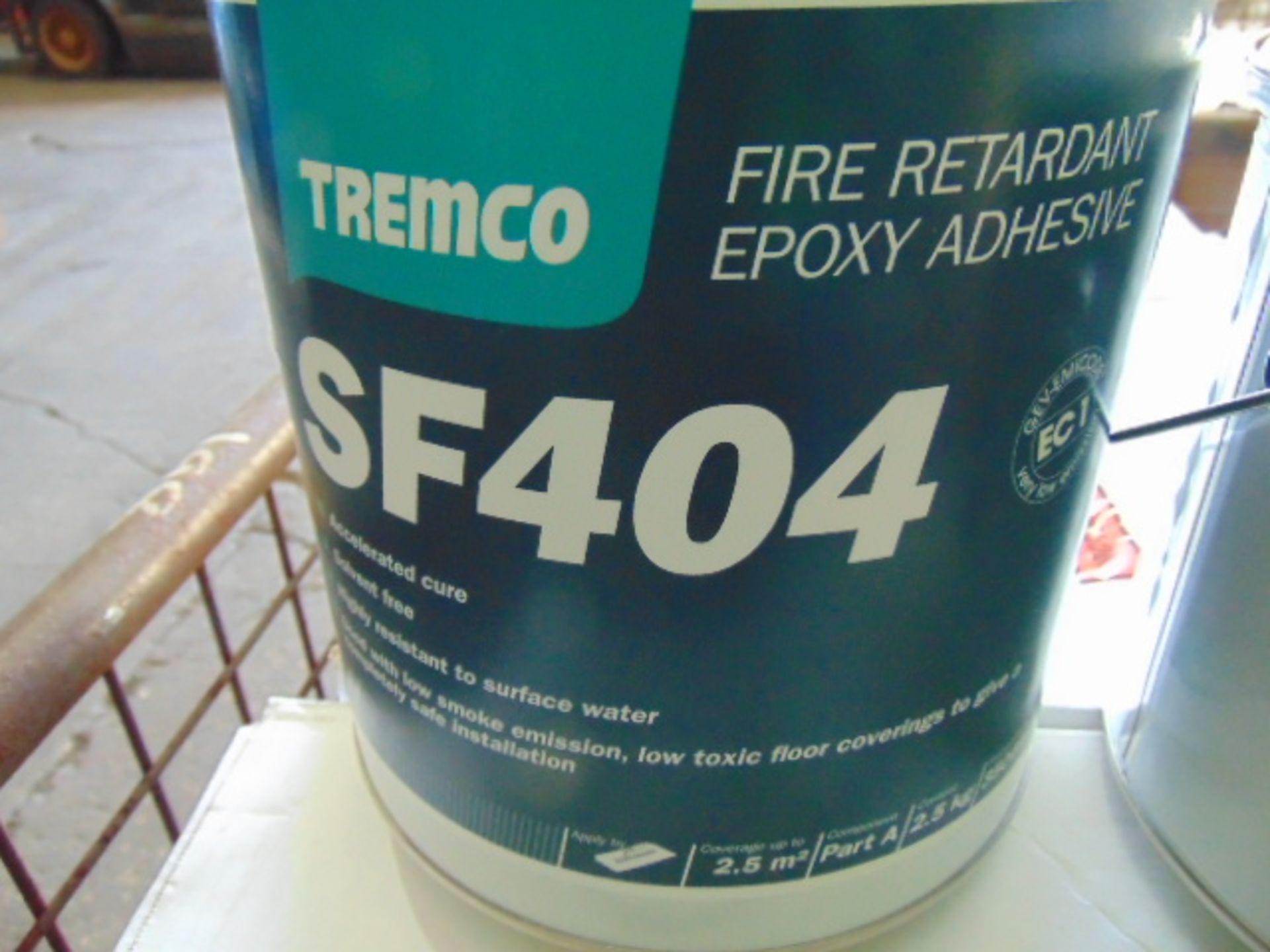 Qty 13 x Tremco SF404 Fire Retardant Epoxy Adhesive direct from reserve stores - Image 3 of 4