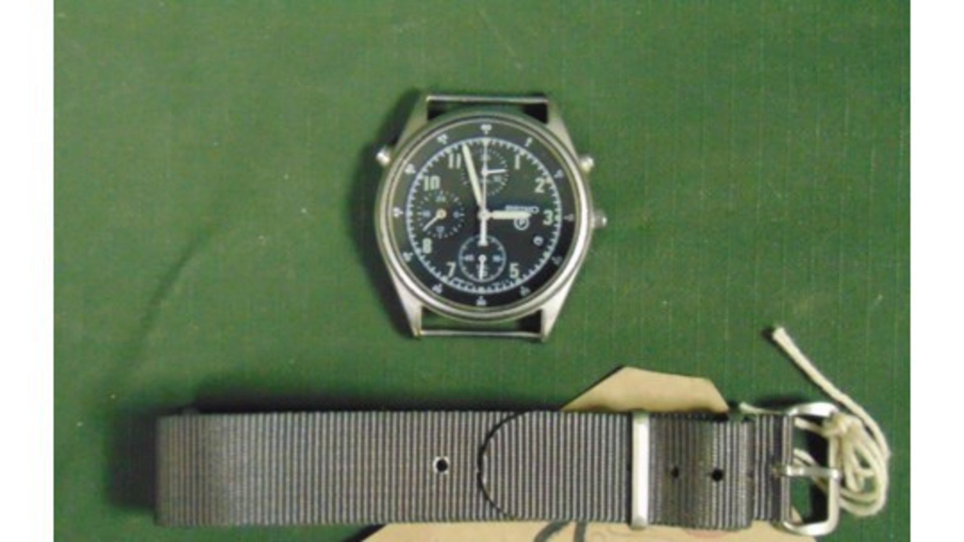 1 x Seiko Pilots Chronograph Generation 2, the part number is NSN6645-998149181. It is dated 1995