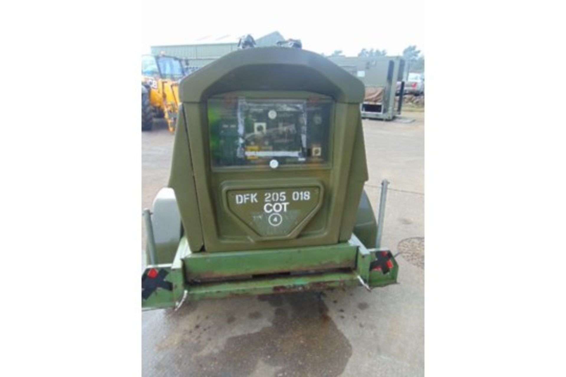 Ex Uk Royal Air Force Trailer Mounted 25 KVA Generator - Image 5 of 10