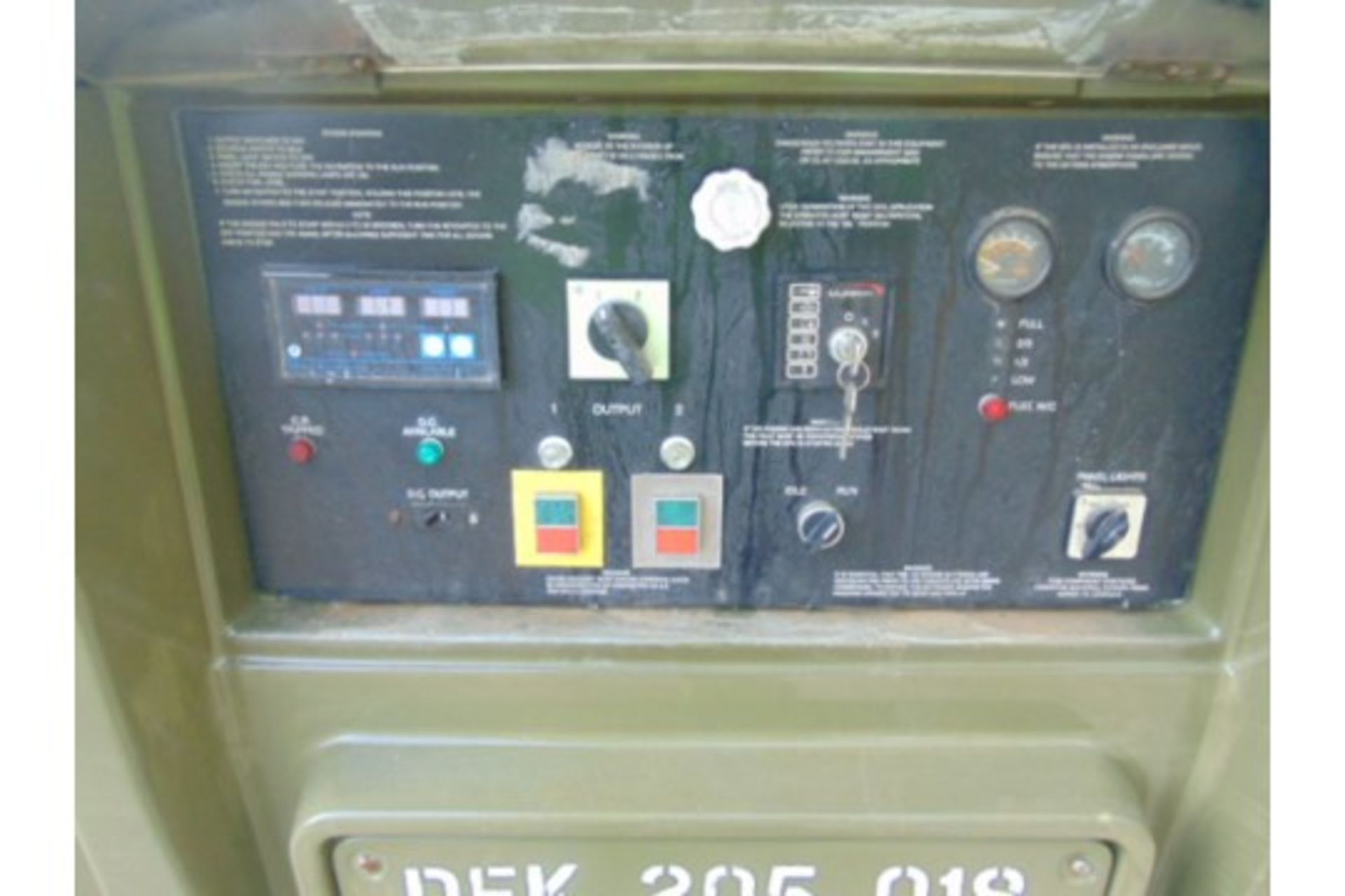 Ex Uk Royal Air Force Trailer Mounted 25 KVA Generator - Image 6 of 10