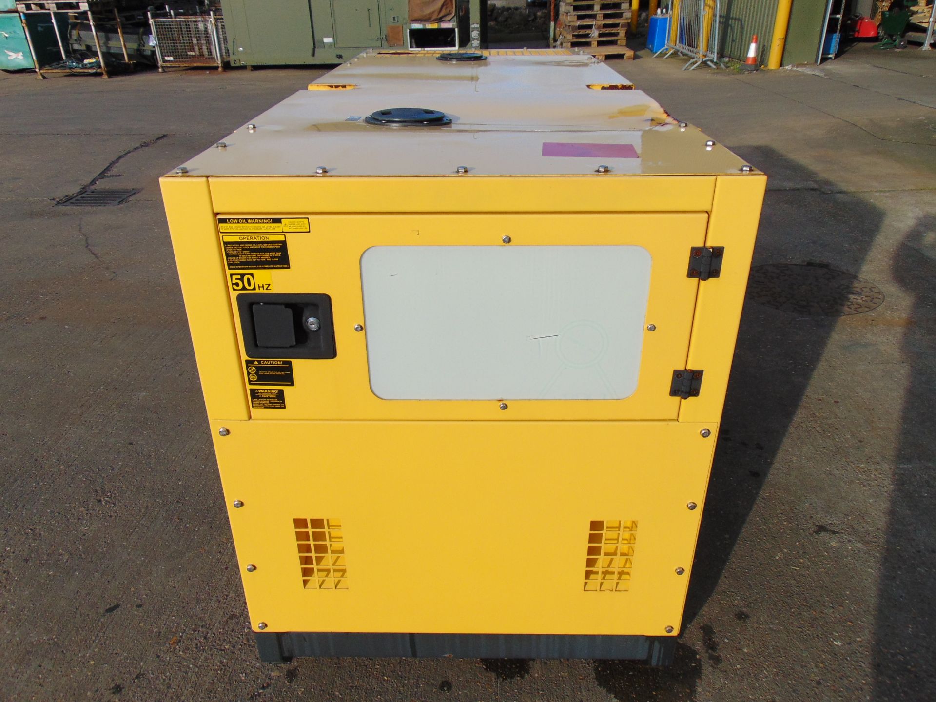 UNISSUED WITH TEST HOURS ONLY 25 KVA 3 Phase Silent Diesel Generator Set - Image 7 of 16