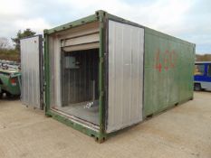20' ISO Shipping Container C/W Stainless Steel Interior Lining, A/C, Roller Shutter Door etc