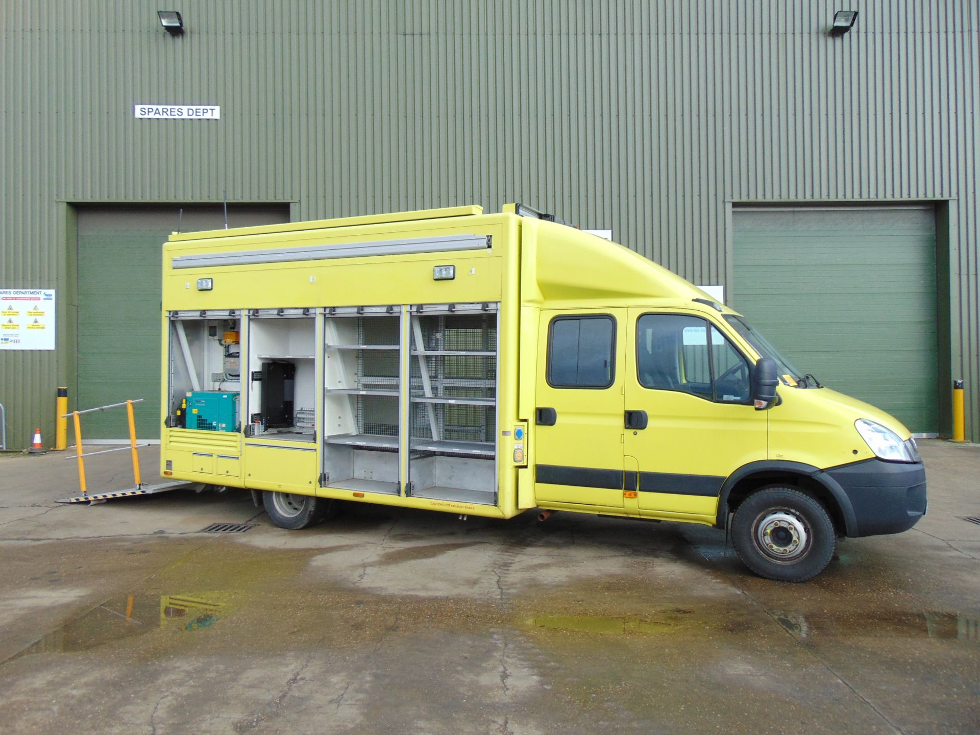 2011 Iveco Daily 70C17A Double Cab Incident Response Unit complete with 750 Kg Tail Lift & Generator