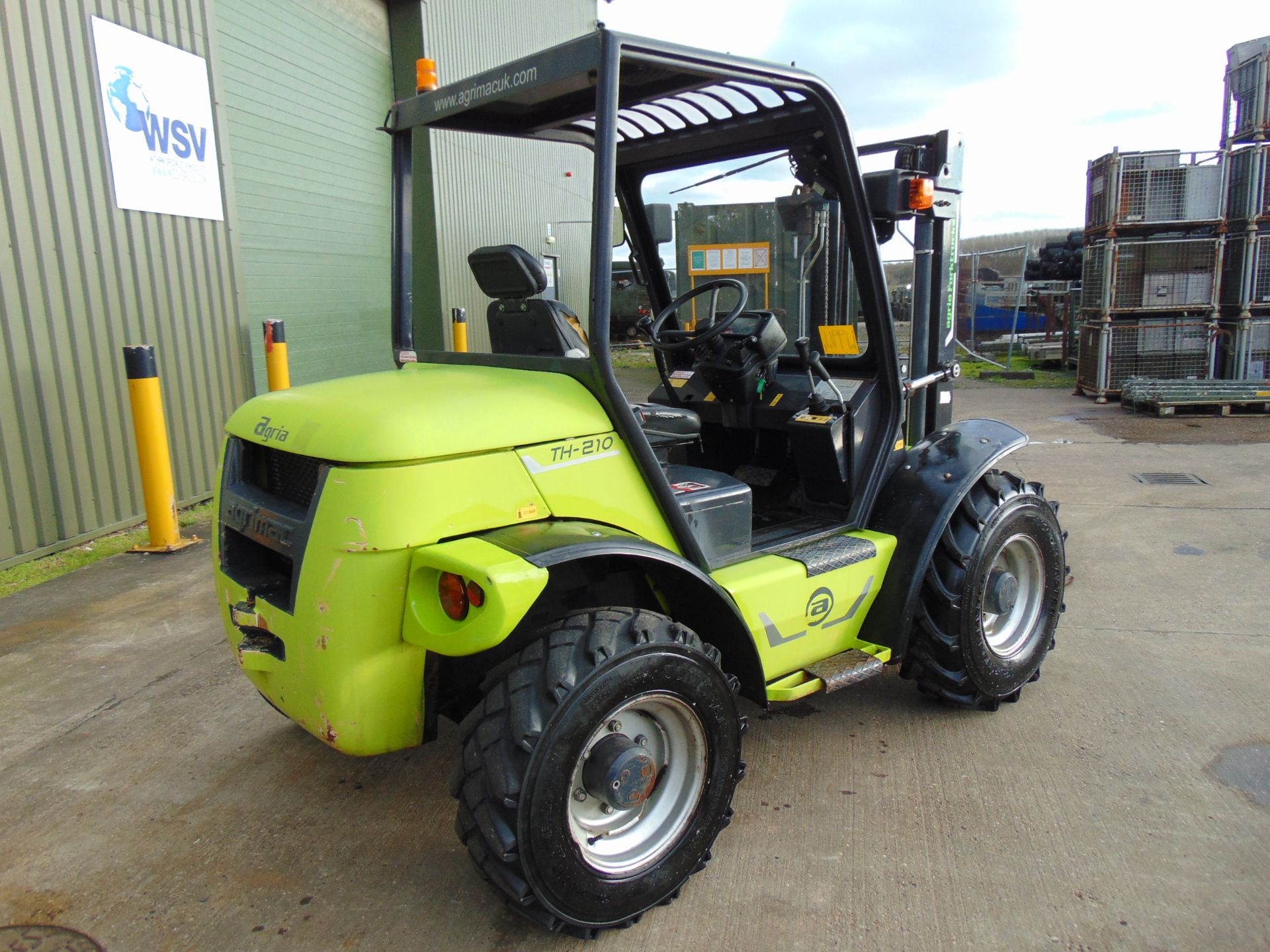 2011 Agrimac Agria TH210 Rough Terrain Diesel Forklift ONLY 1,918 HOURS! - Image 8 of 29