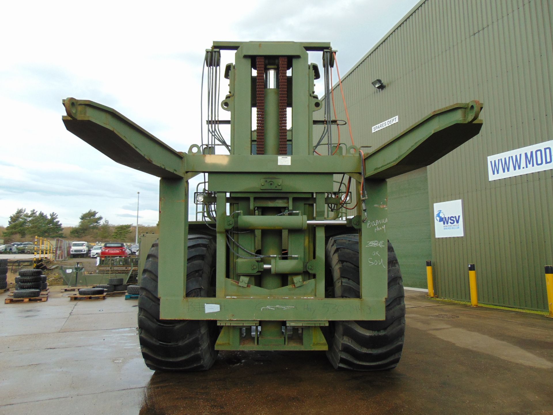 1983 Caterpillar 988B/DV43 50,000lb Rough Terrain Container Handler Forklift ONLY 714 HOURS! - Image 5 of 32