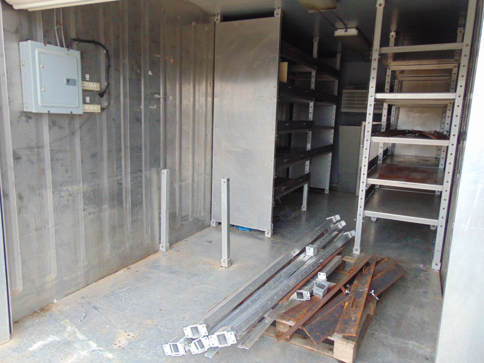 20' ISO Shipping Container C/W Stainless Steel Interior Lining, A/C, Roller Shutter Door etc - Image 3 of 18