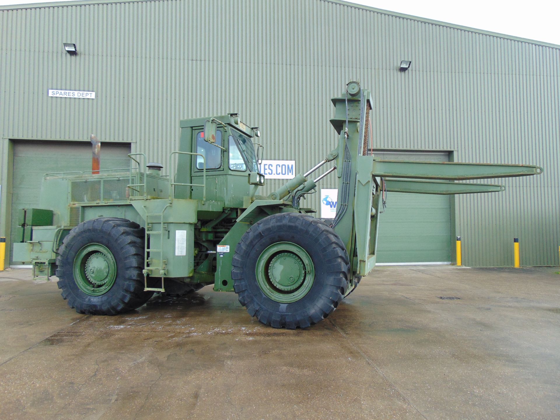 1983 Caterpillar 988B/DV43 50,000lb Rough Terrain Container Handler Forklift ONLY 714 HOURS! - Image 3 of 32