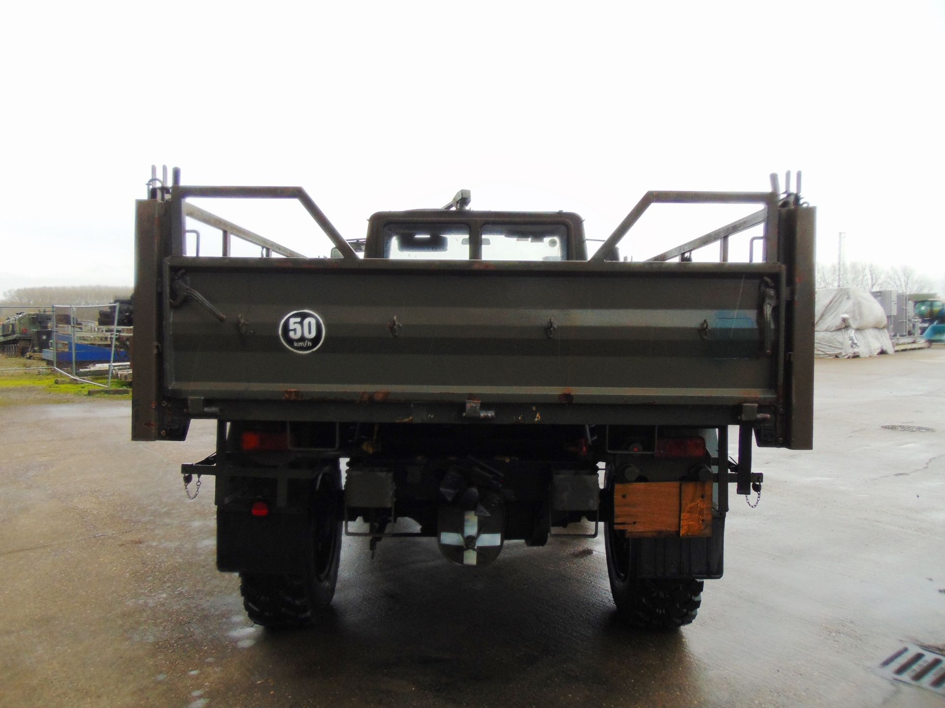 Mercedes Unimog U1300L 4x4 Drop Side Cargo Winch Truck - Image 8 of 25