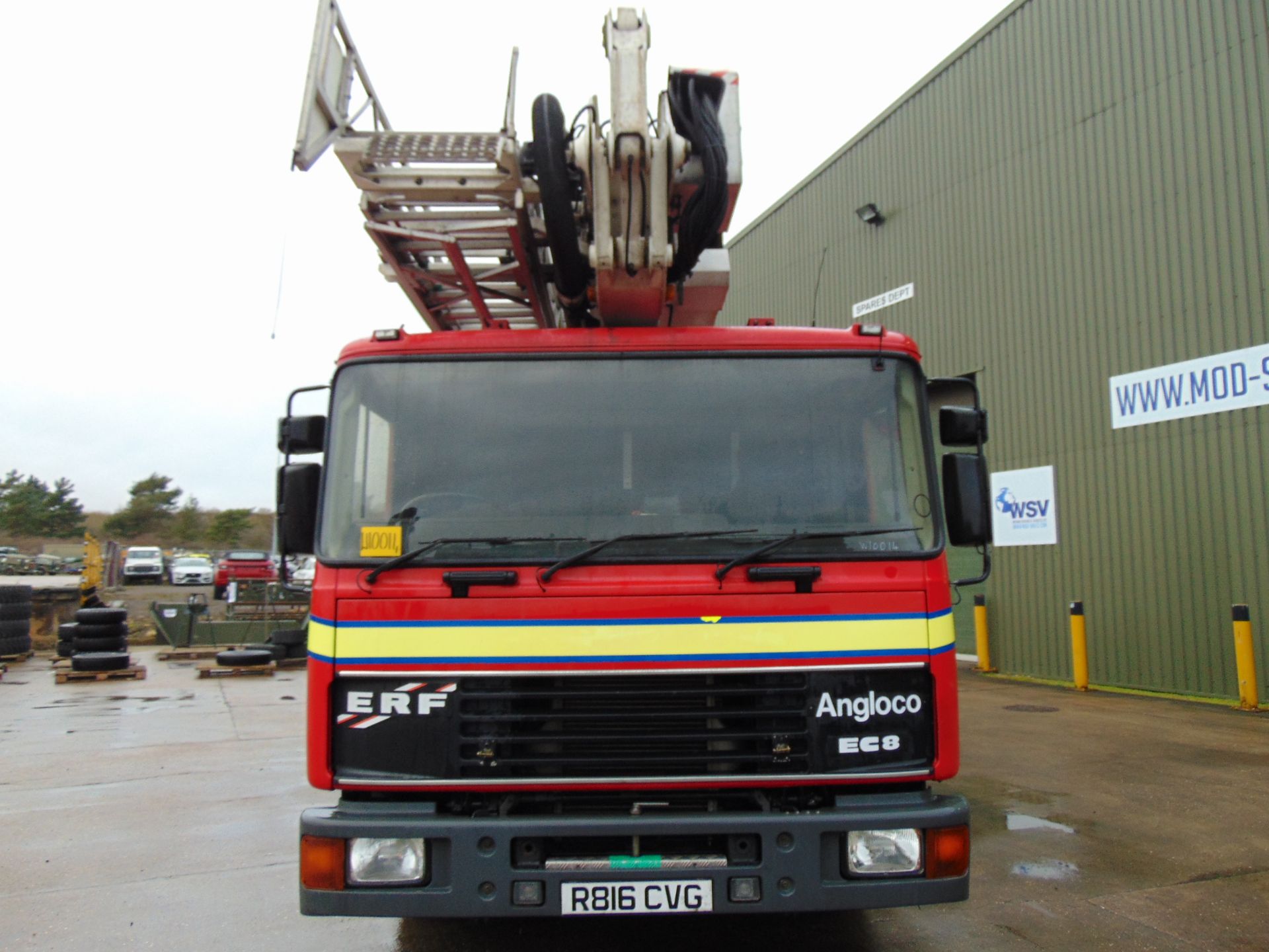 ERF Angloco EC8 Fire Appliance Aerial Ladder Platform ALP with Bronto Skylift F 32 HDT - Image 4 of 40