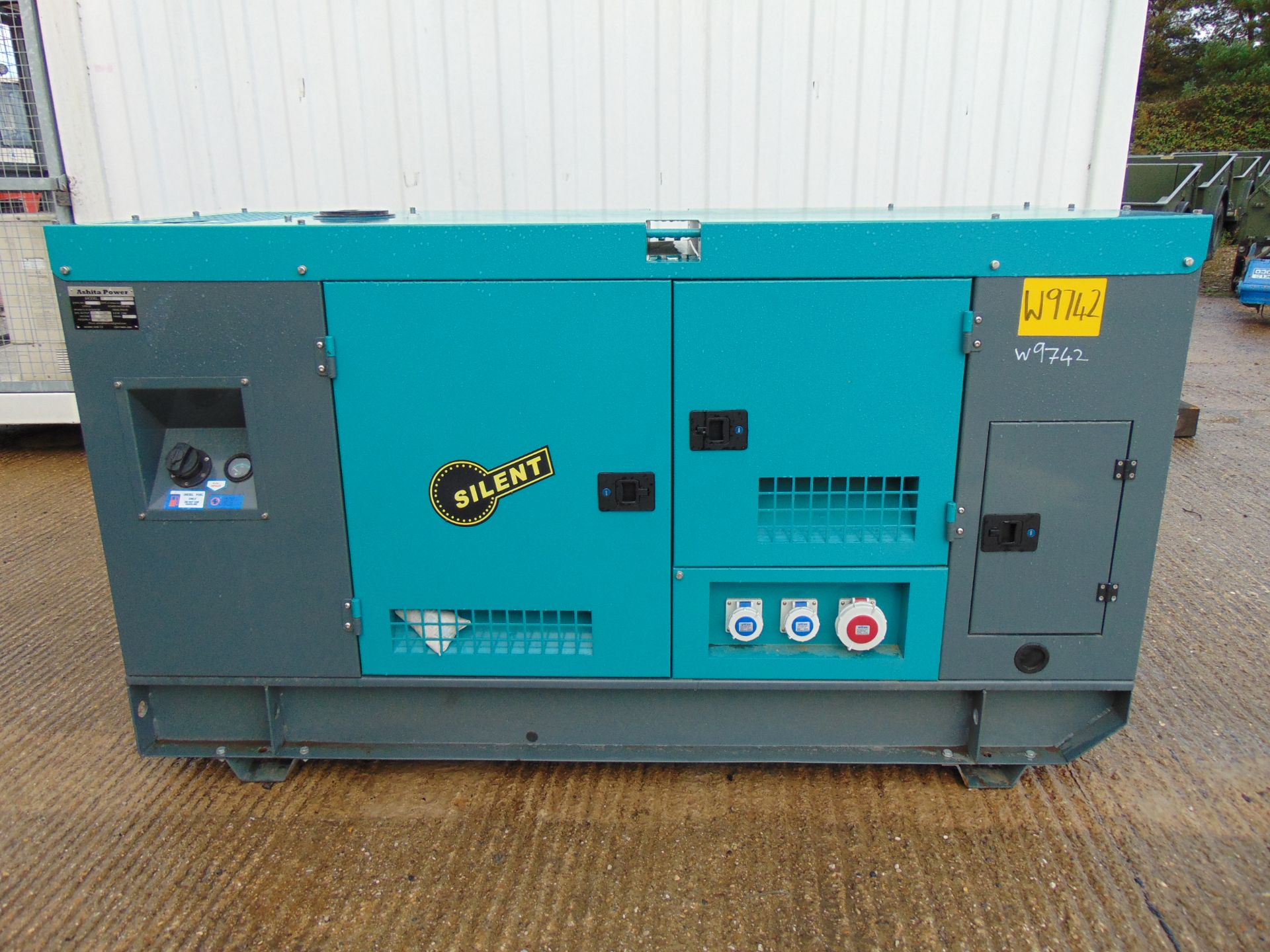 UNISSUED WITH TEST HOURS ONLY 70 KVA 3 Phase Silent Diesel Generator Set