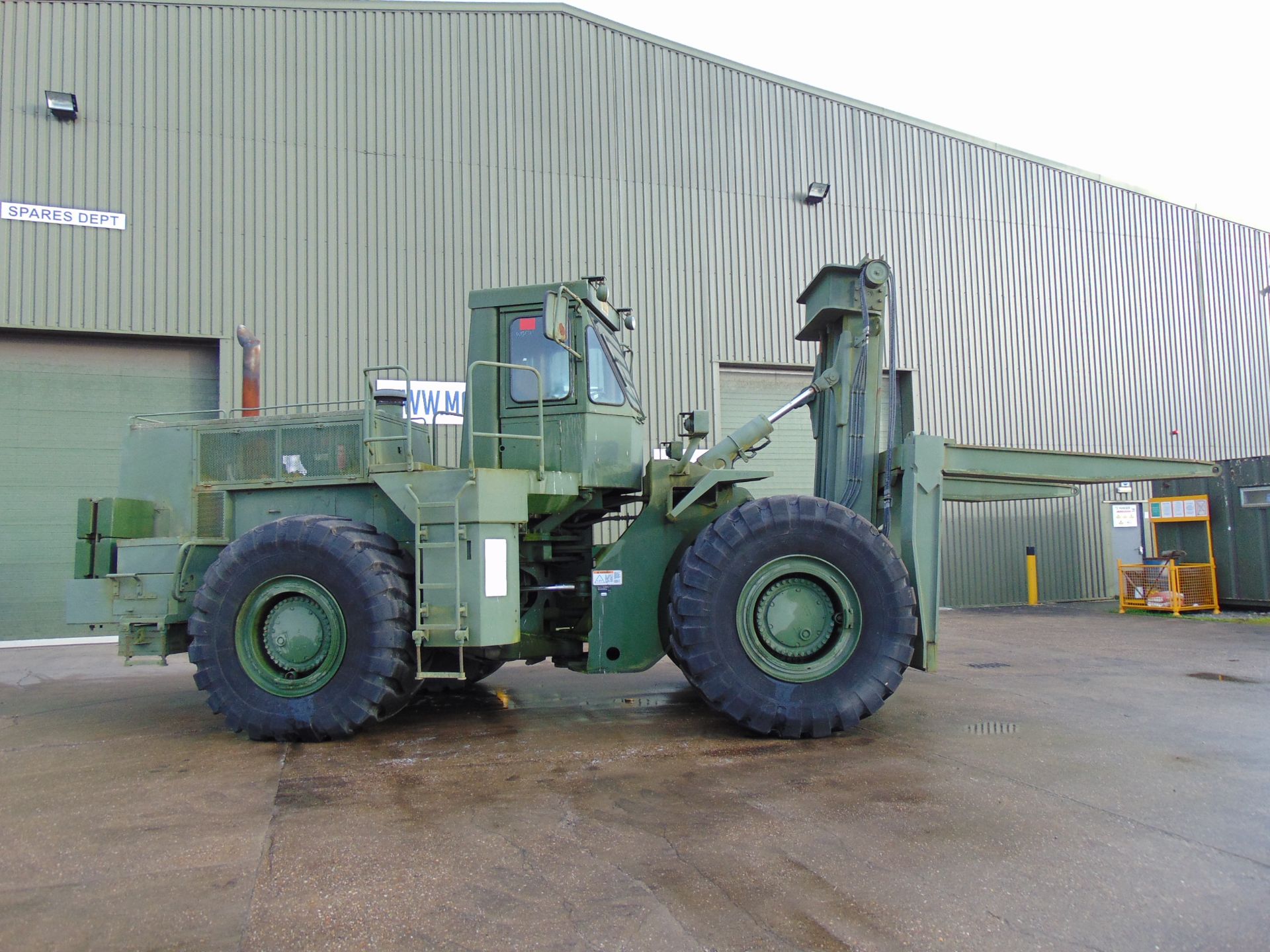 1983 Caterpillar 988B/DV43 50,000lb Rough Terrain Container Handler Forklift ONLY 714 HOURS! - Image 2 of 32