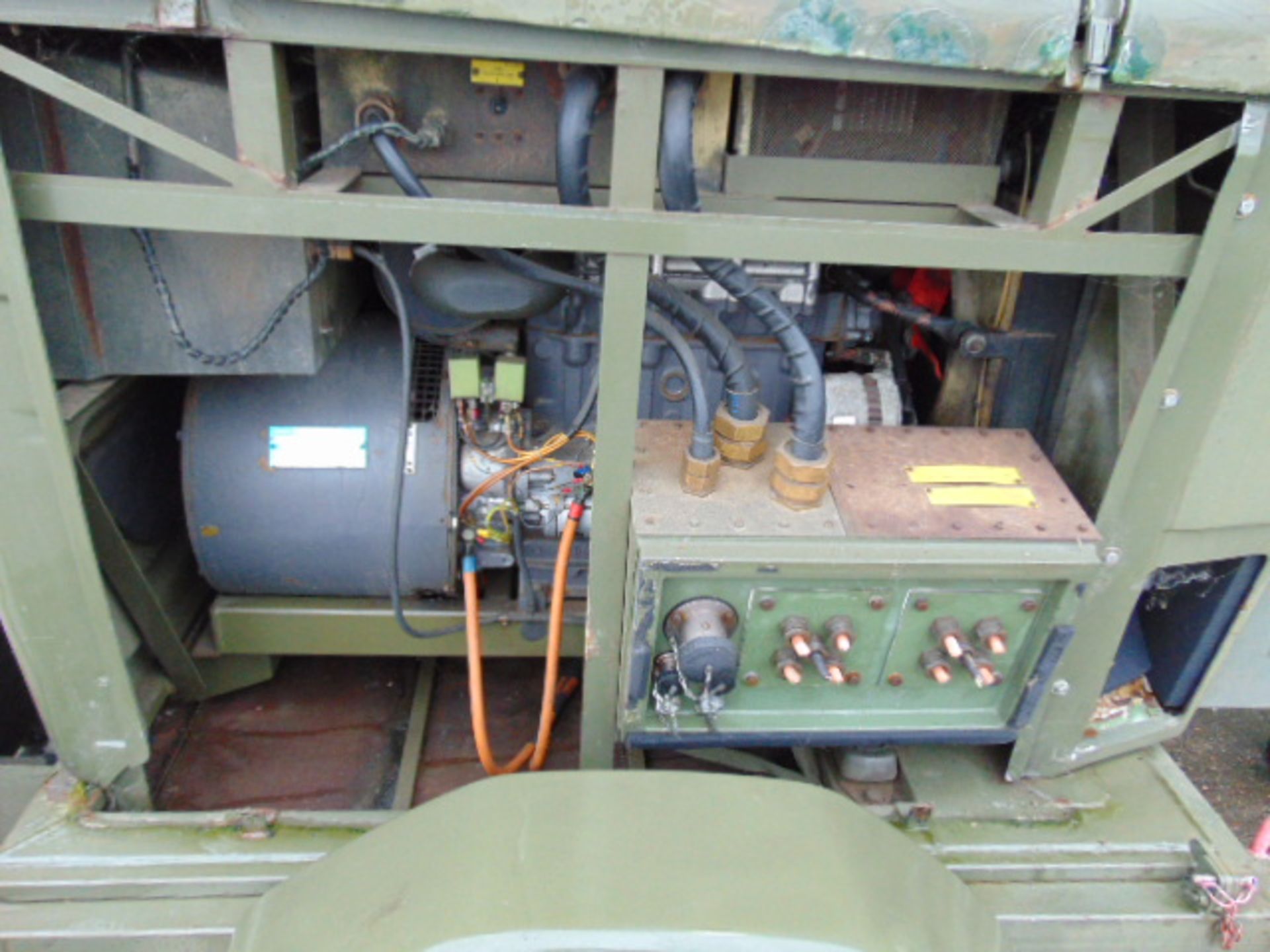 Ex Uk Royal Air Force Trailer Mounted 25 KVA Generator - Image 6 of 12