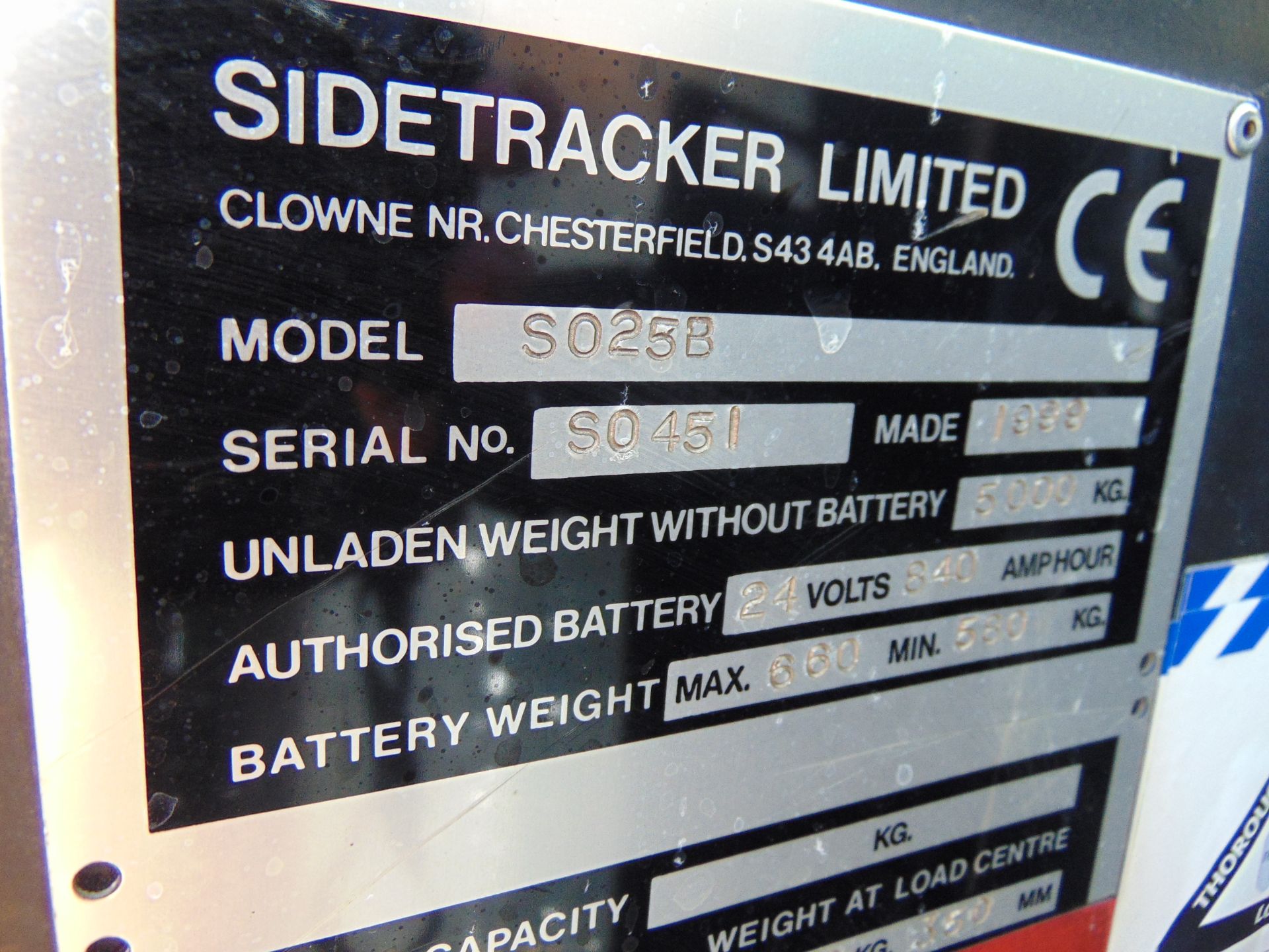 1999 Sidetracker S025B 4 Way Drive 4-way Reach Truck - Image 29 of 31