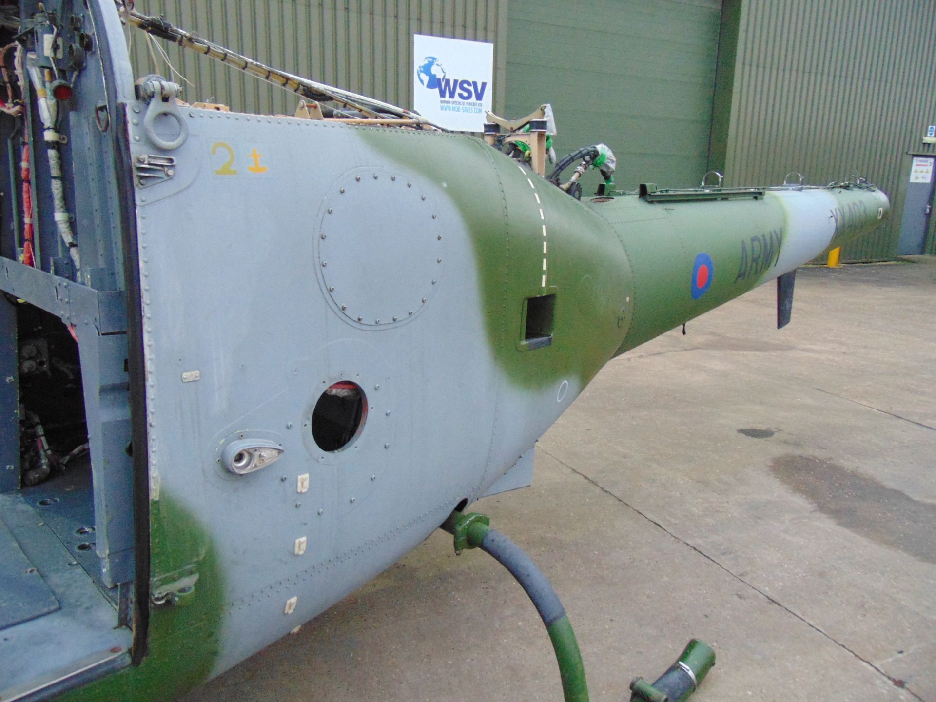 Gazelle AH 1 Turbine Helicopter Airframe (TAIL NUMBER XX403) - Image 14 of 28