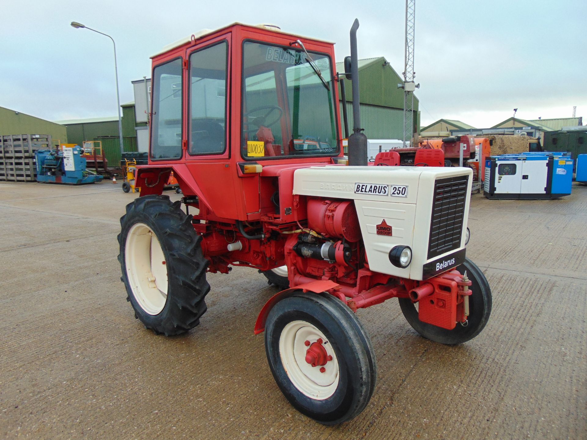 Very Rare USSR Belarus 250 2WD Tractor Very Low Hours!