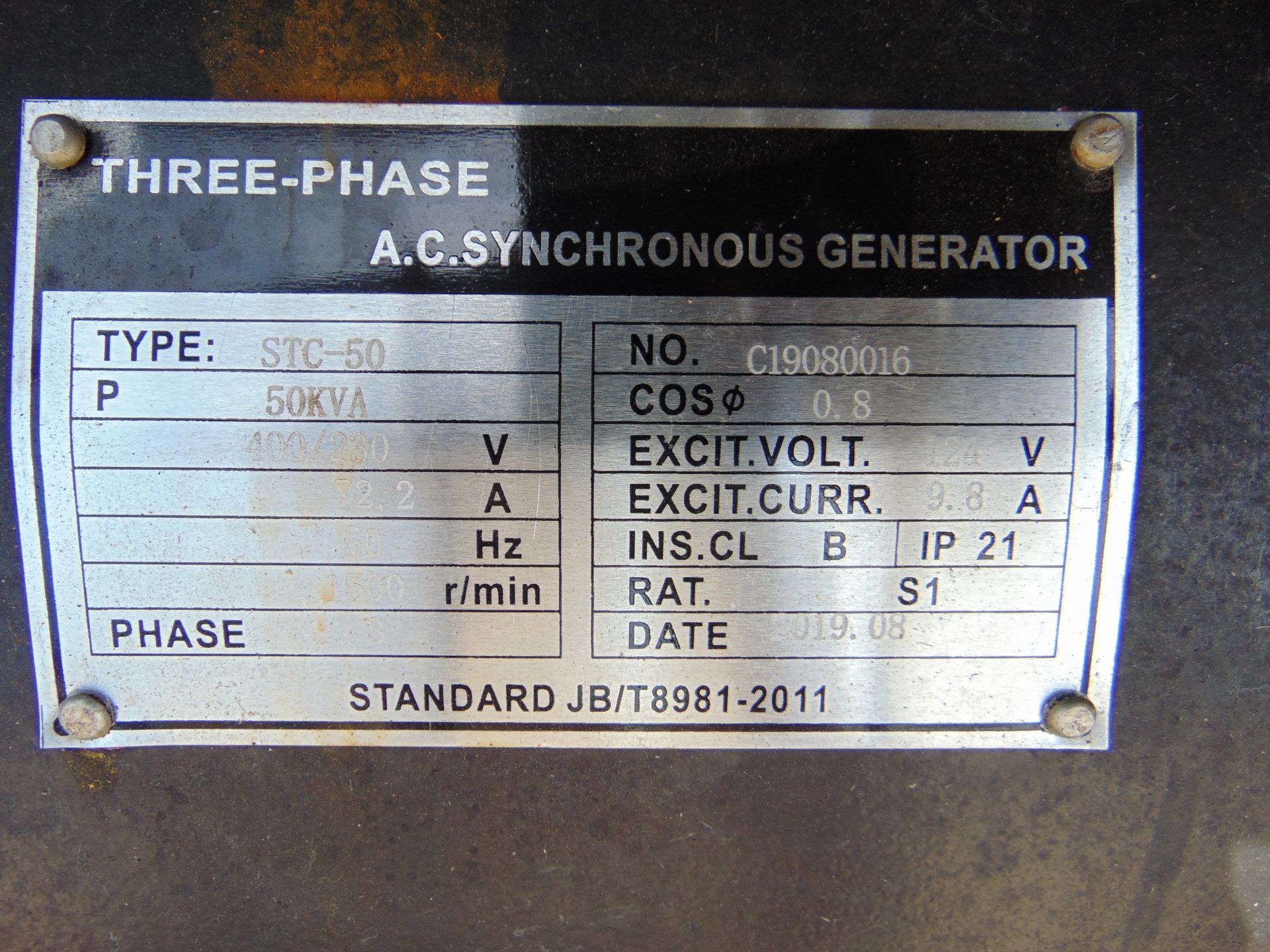 UNISSUED 50 KVA 3 Phase Silent Diesel Generator Set - Image 15 of 17