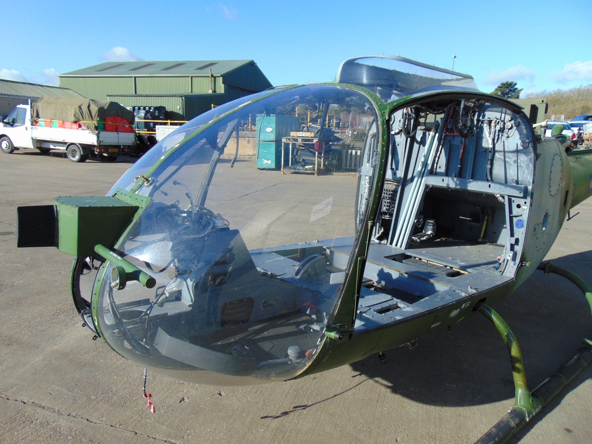 Gazelle AH 1 Turbine Helicopter Airframe (TAIL NUMBER XZ303) - Image 10 of 24