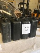 4 x Standard Nato 5 gall Water Jerry Cans