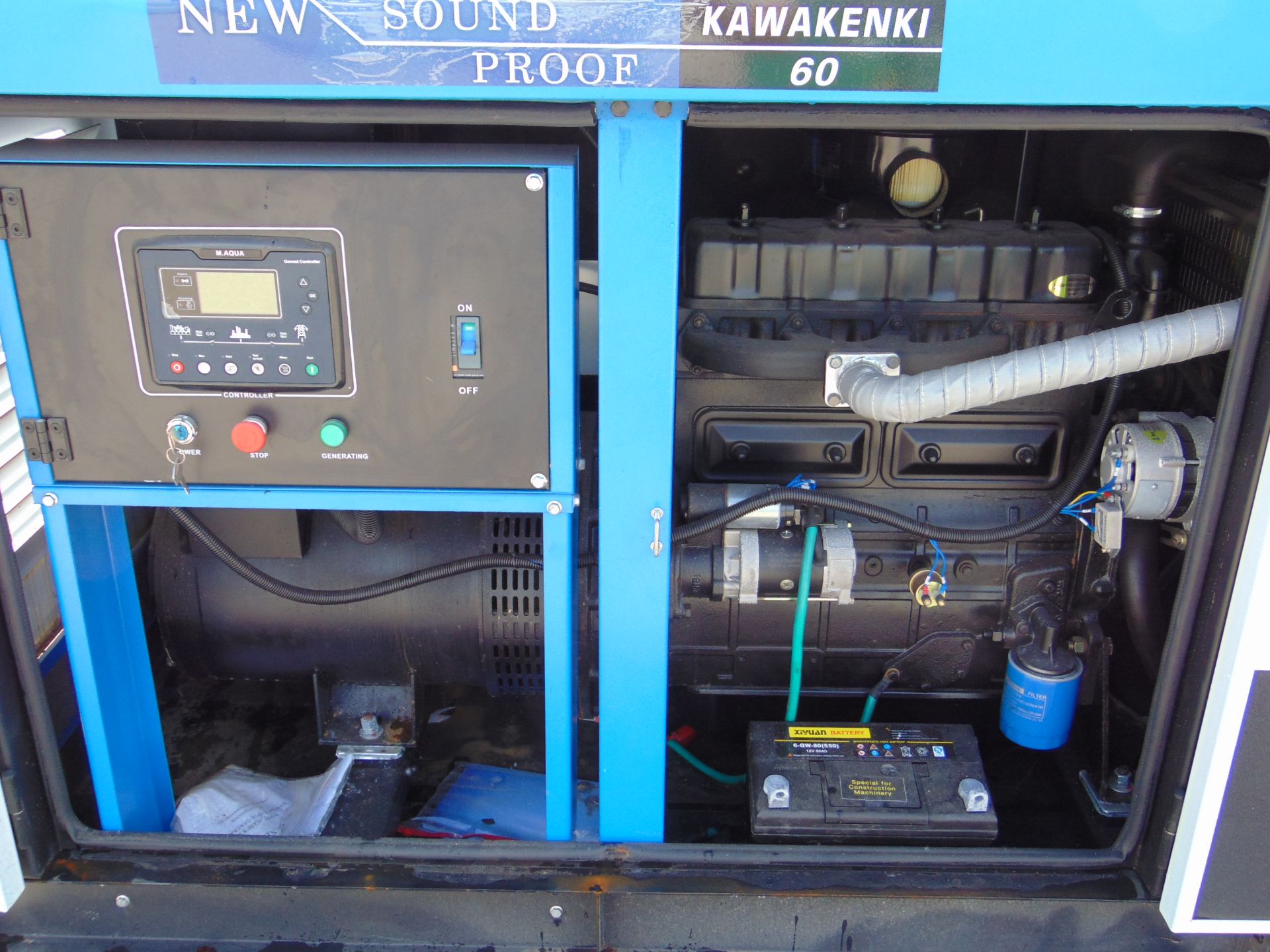 UNISSUED 60 KVA 3 Phase Silent Diesel Generator Set - Image 9 of 17