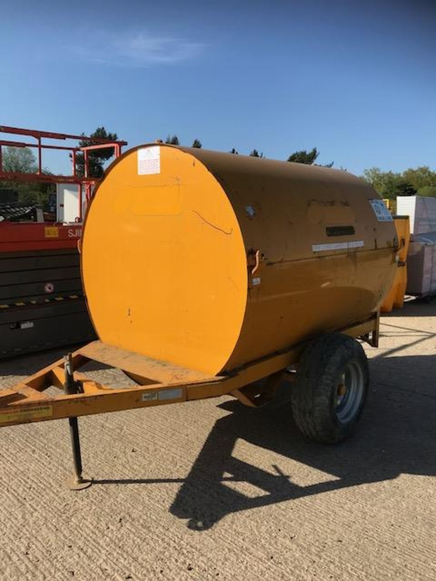 Trailer Engineering 2140 Litre Bunded Diesel Bowser with pump Etc.