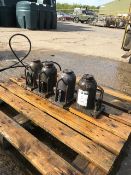 4 x 35 tonne McNair Hydraulic Jacks Nato Marked