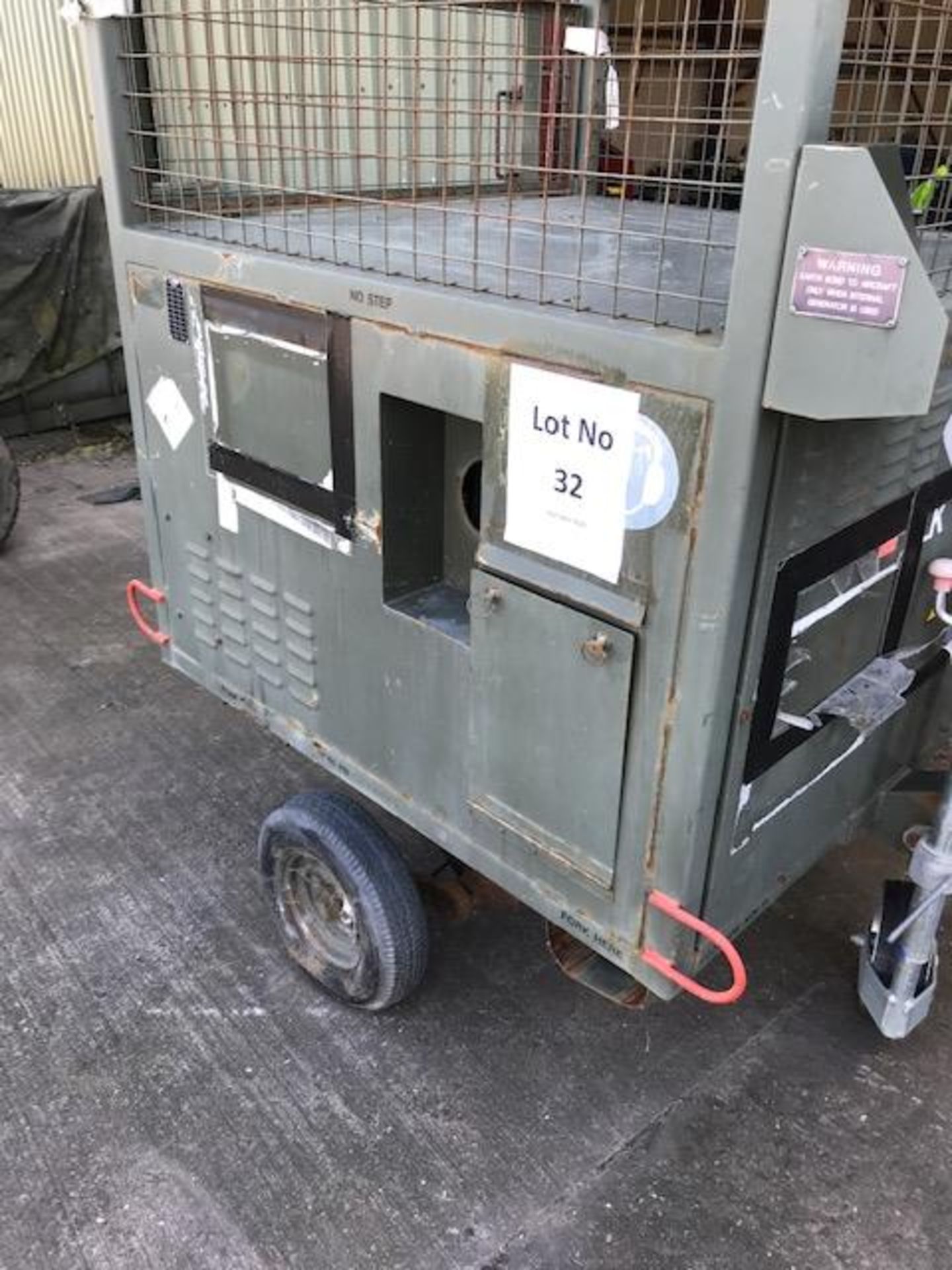 Hunting Engineering Single Axle Trailer with folding Drawbar Etc. RAF - Image 3 of 4