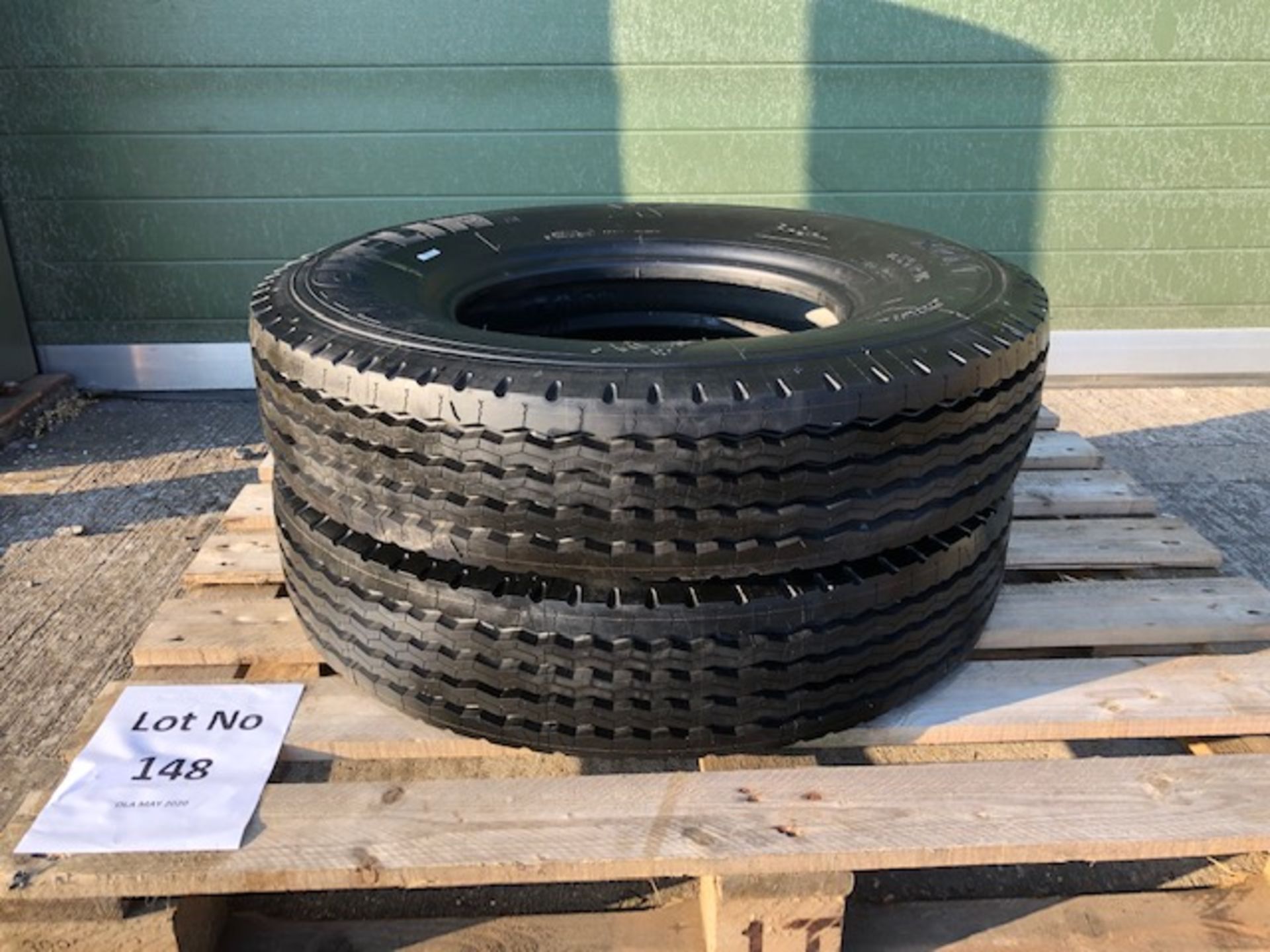 Qty 2 x 7.5R16 Michelin XZAI Tyres 14 Ply rating unused with bobbles