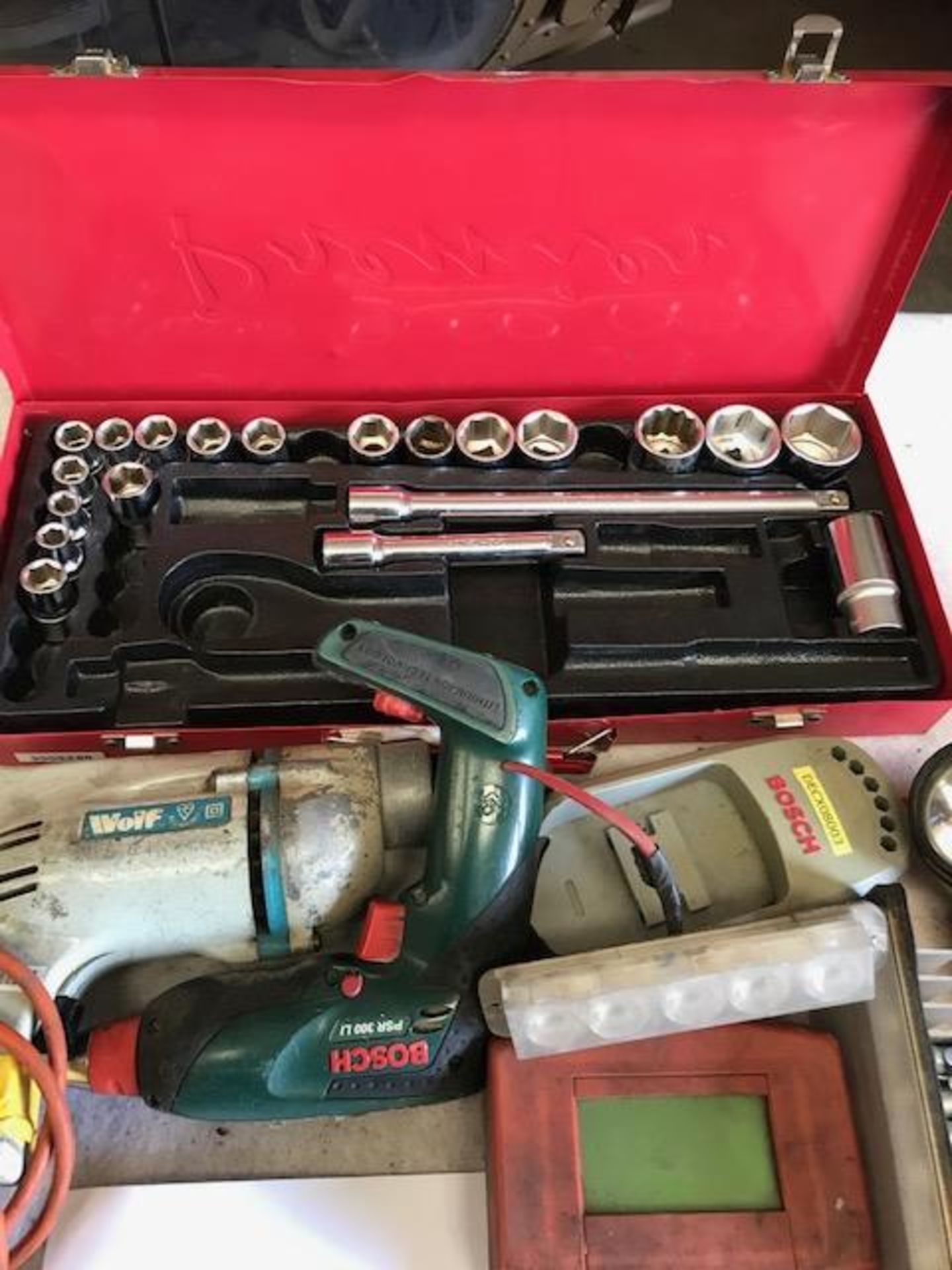 Socket Set, Wolf Drill, Bosh Drill Etc. - Image 2 of 2