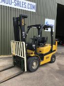 2013 Yale GDP 25 TFV 2420 Diesel Fork Lift