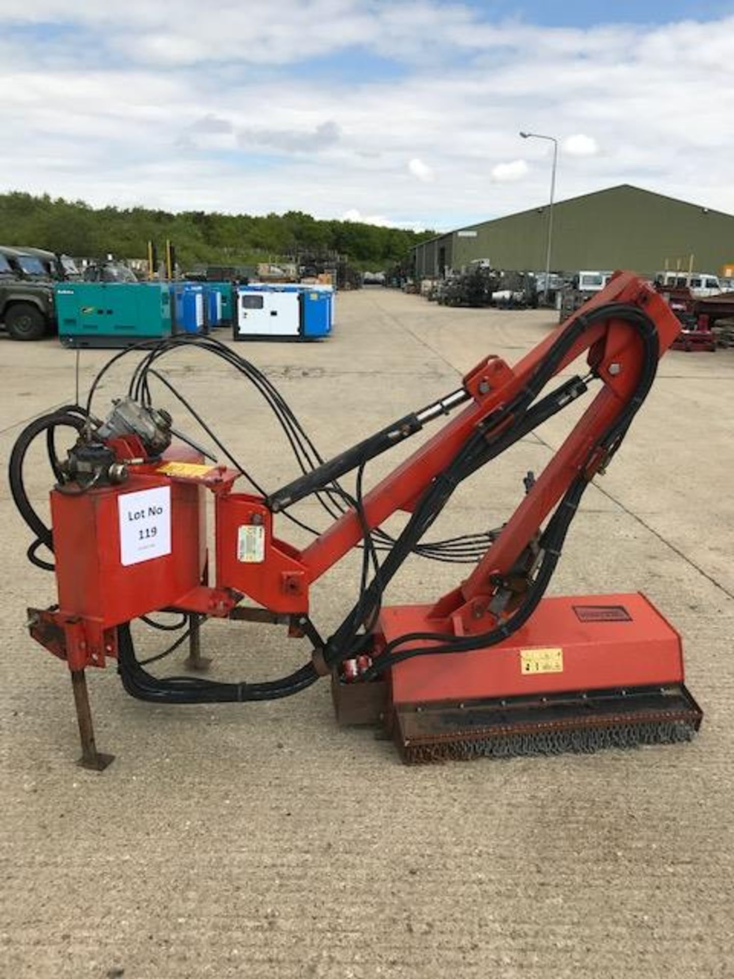 PROCOMAS PTO Driven Hydraulic Flail Hedge Cutter/Mower to suit 3 point Linkage
