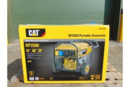 UNISSUED Caterpillar RP2500 Industrial Petrol Generator Set.