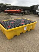 Bunded Double Container Spill Pallet