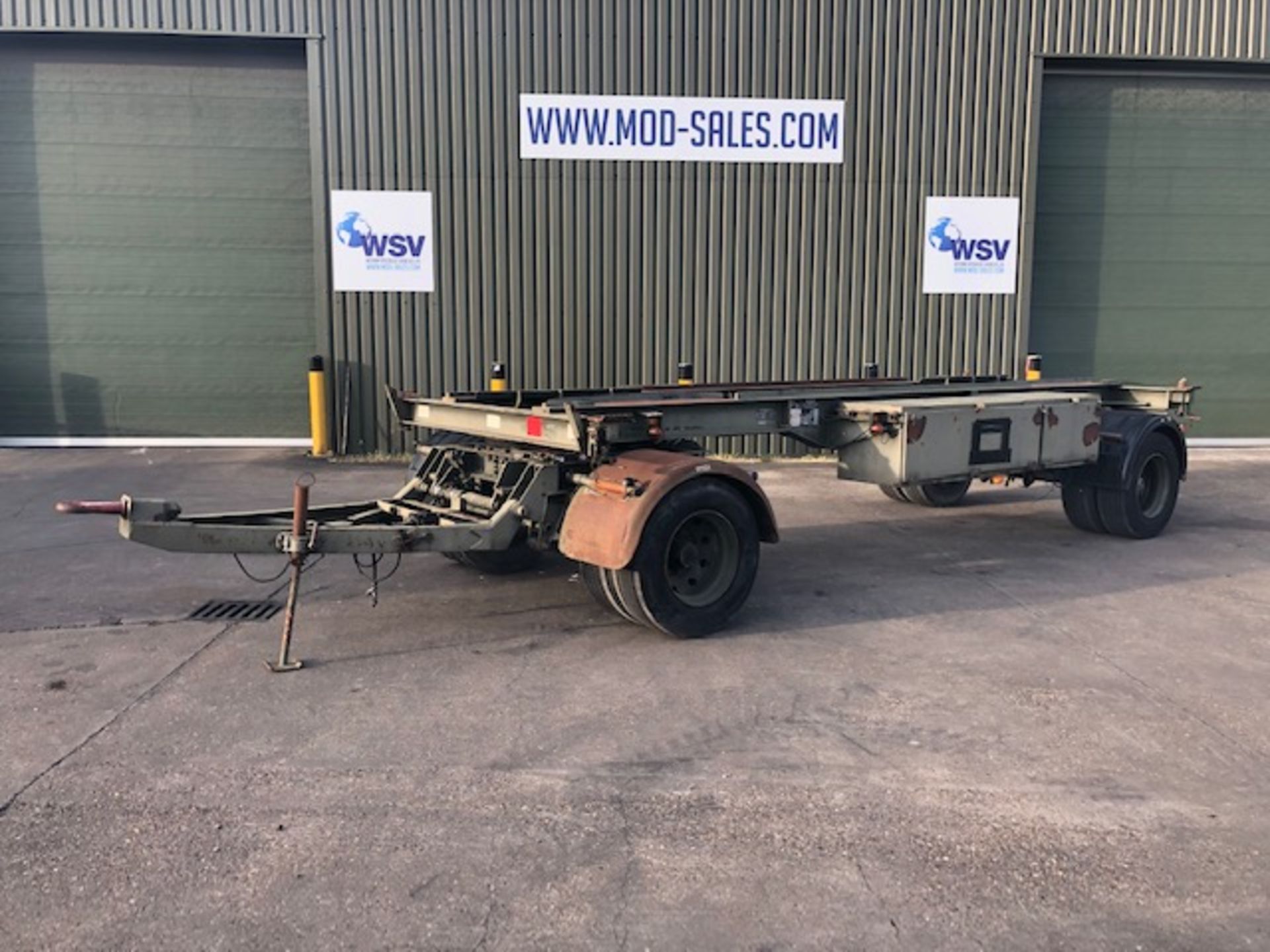 King DB20 2 axle drawbar skeletal trailer - Image 2 of 32