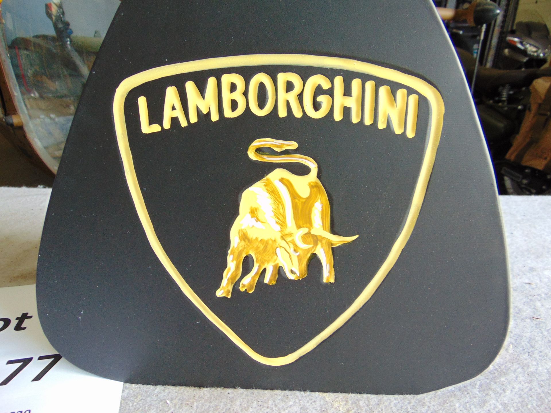 Unused Lamborghini Fuel/Oil Can with brass screw capni - Image 2 of 4