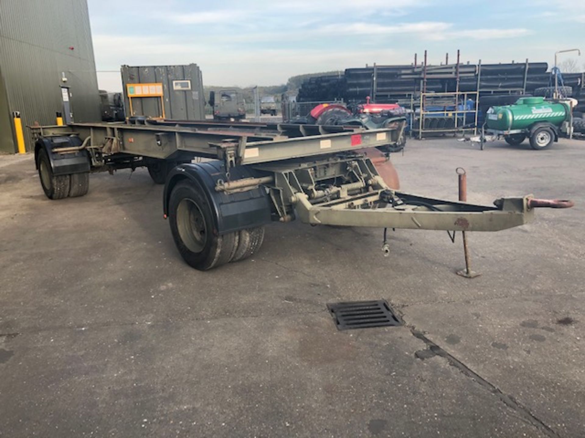 King DB20 2 axle drawbar skeletal trailer - Image 6 of 32