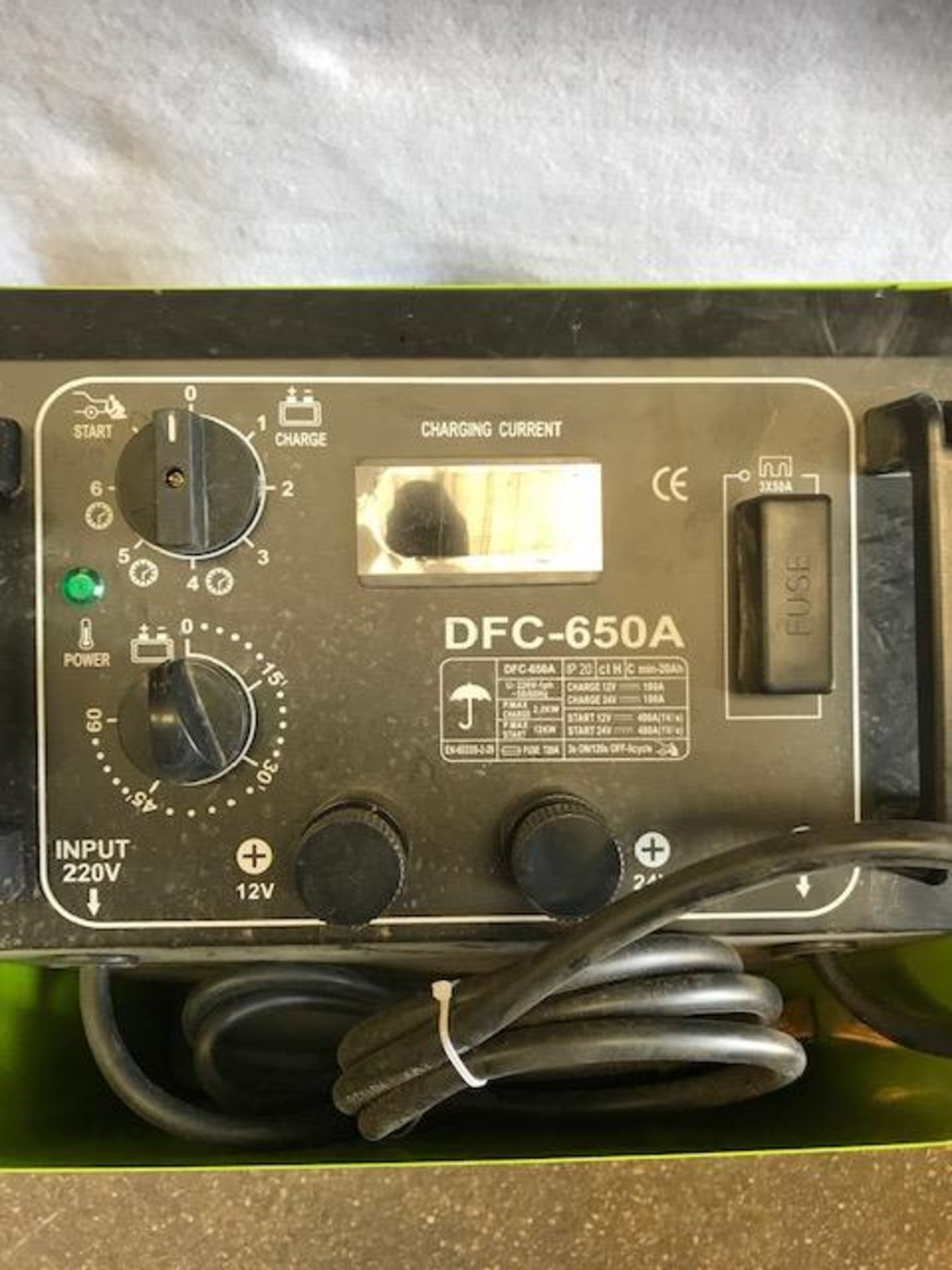 2019 Youli DFC – 650 AMP 12v/24v Battery Charger/Starter - Image 2 of 3